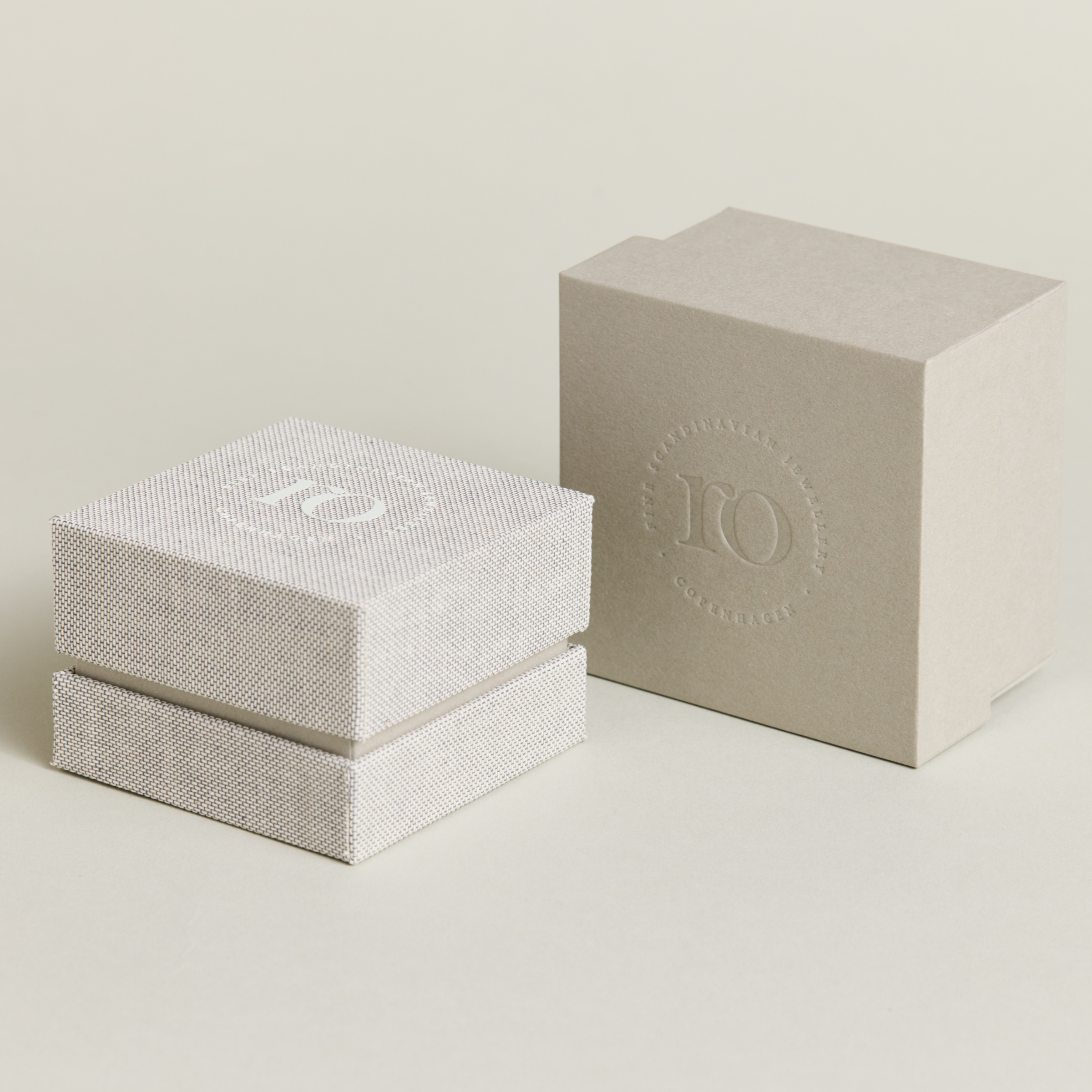 My E vedhæng - 18kt Rødguld