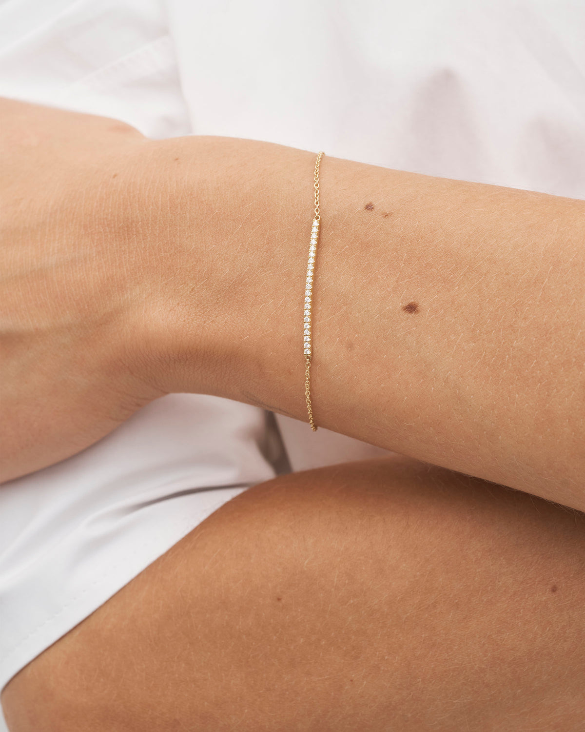 Rock Classic diamantarmbånd - 18kt Rødguld
