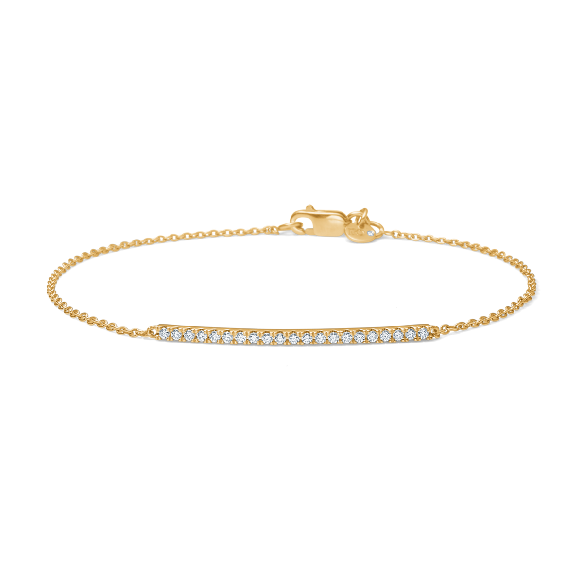 Rock Classic diamantarmbånd - 18kt Rødguld
