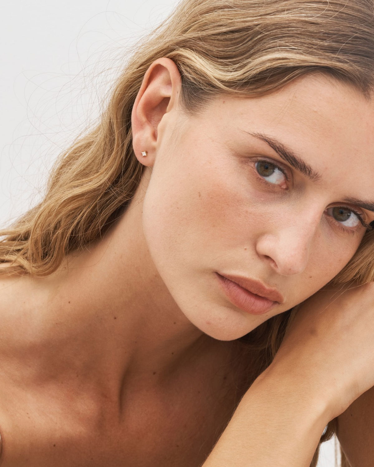 Meant to Be Her Forever ørestik I - 18kt Hvidguld
