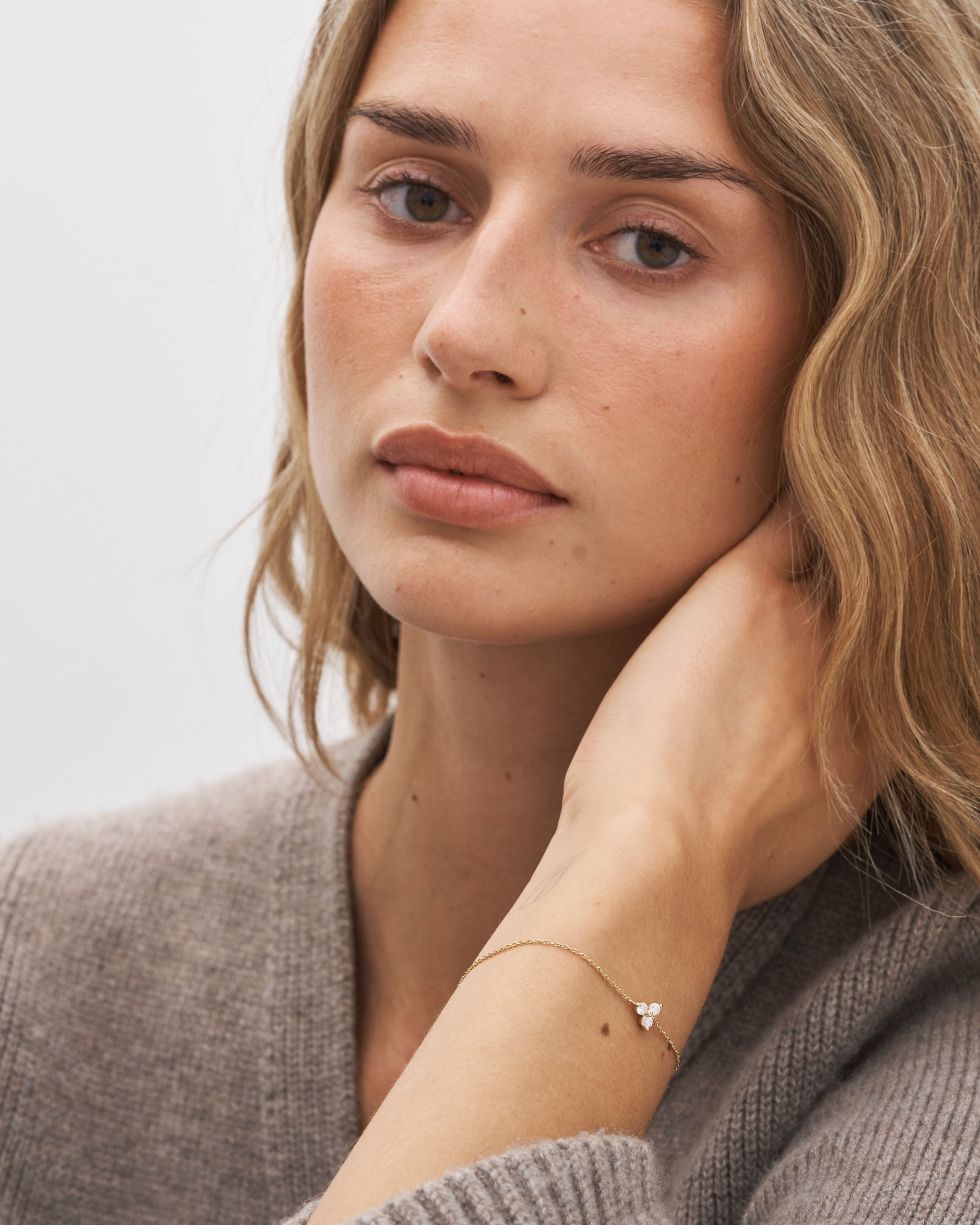 Fryd diamant armbånd - 18kt Rødguld