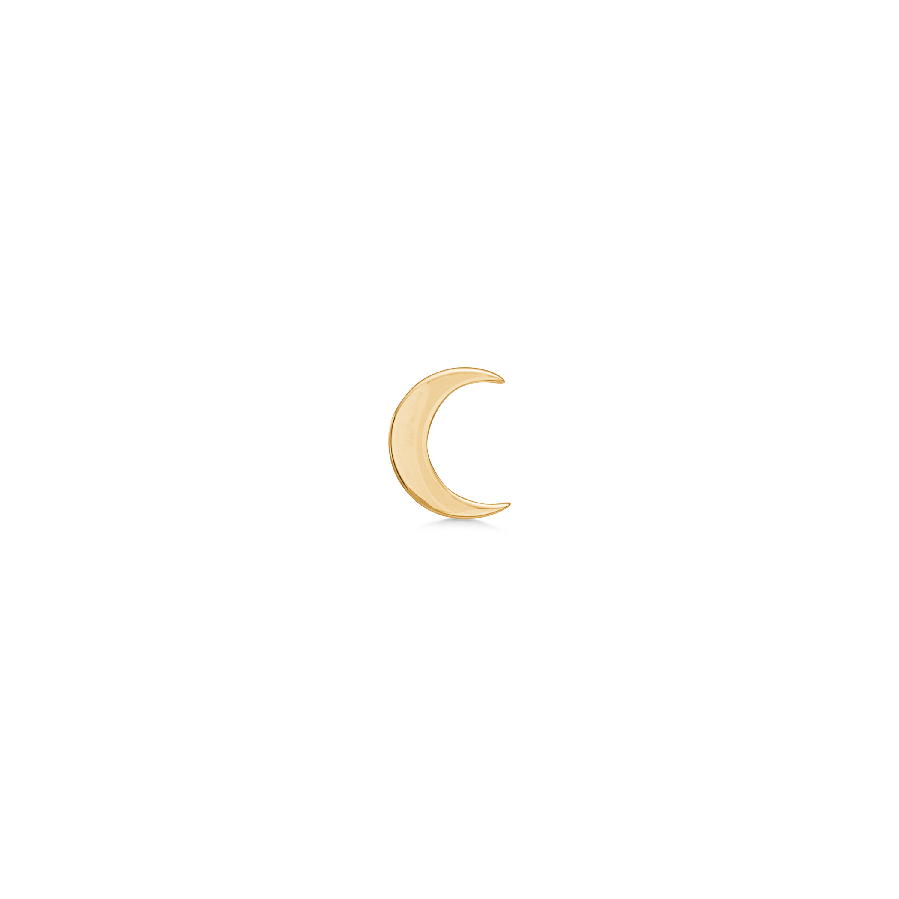 Symbols Half Moon ørestik - 18kt Rødguld