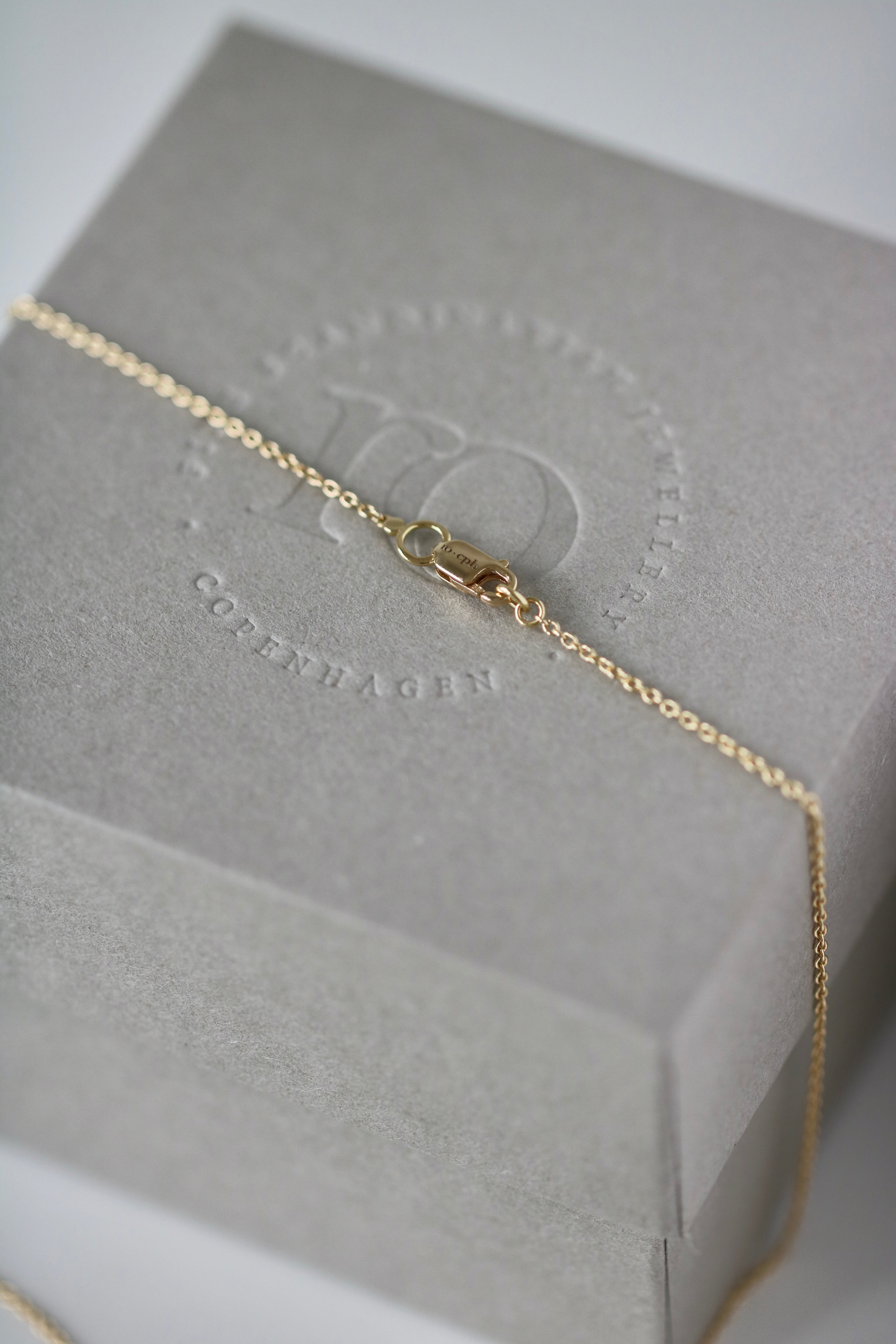 Ro halskæde - 18kt Rødguld