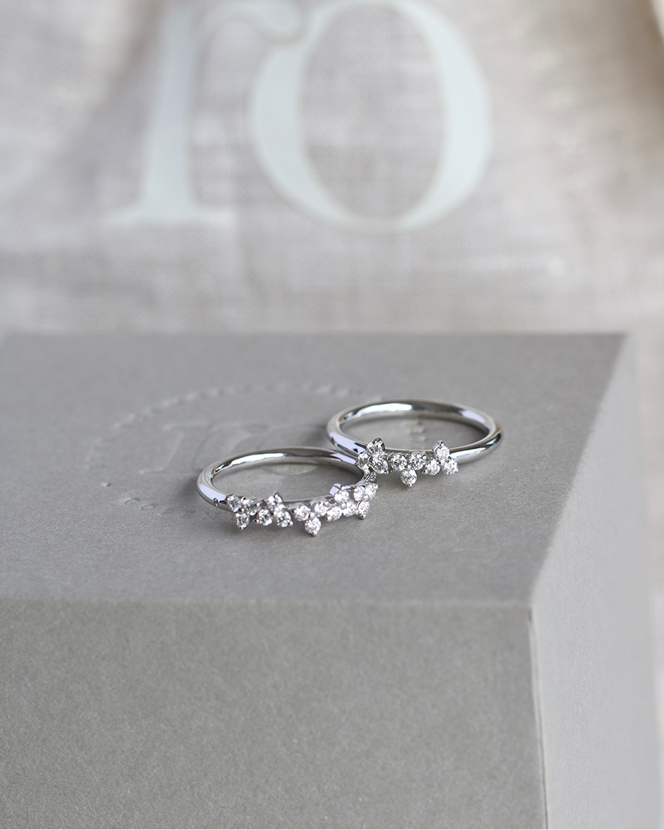 Fryd diamantring II - 18kt Hvidguld