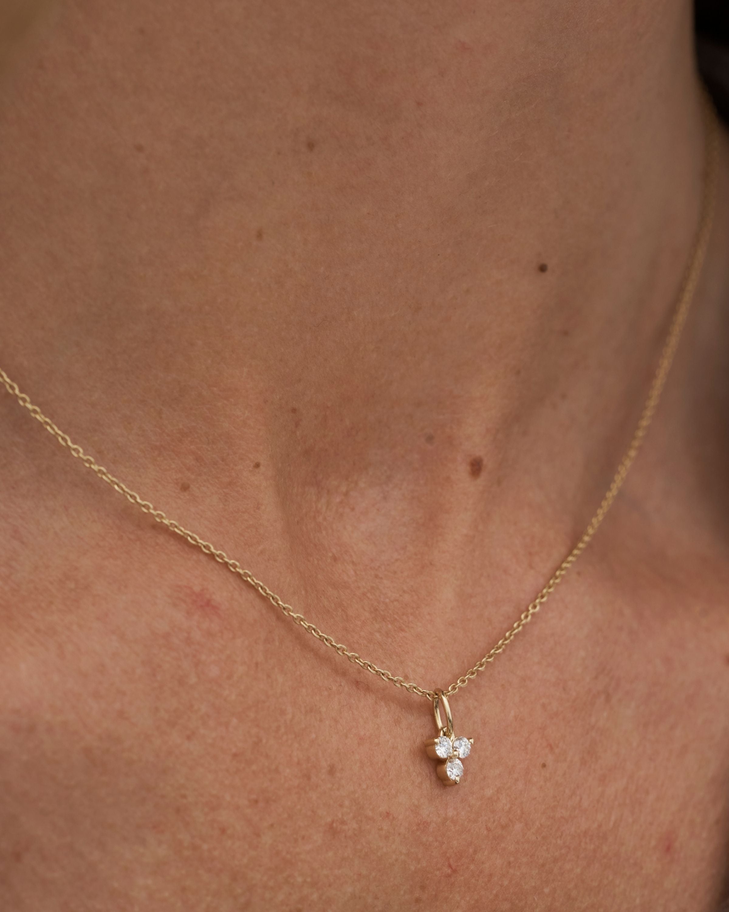 Fryd diamant vedhæng - 18kt Rødguld