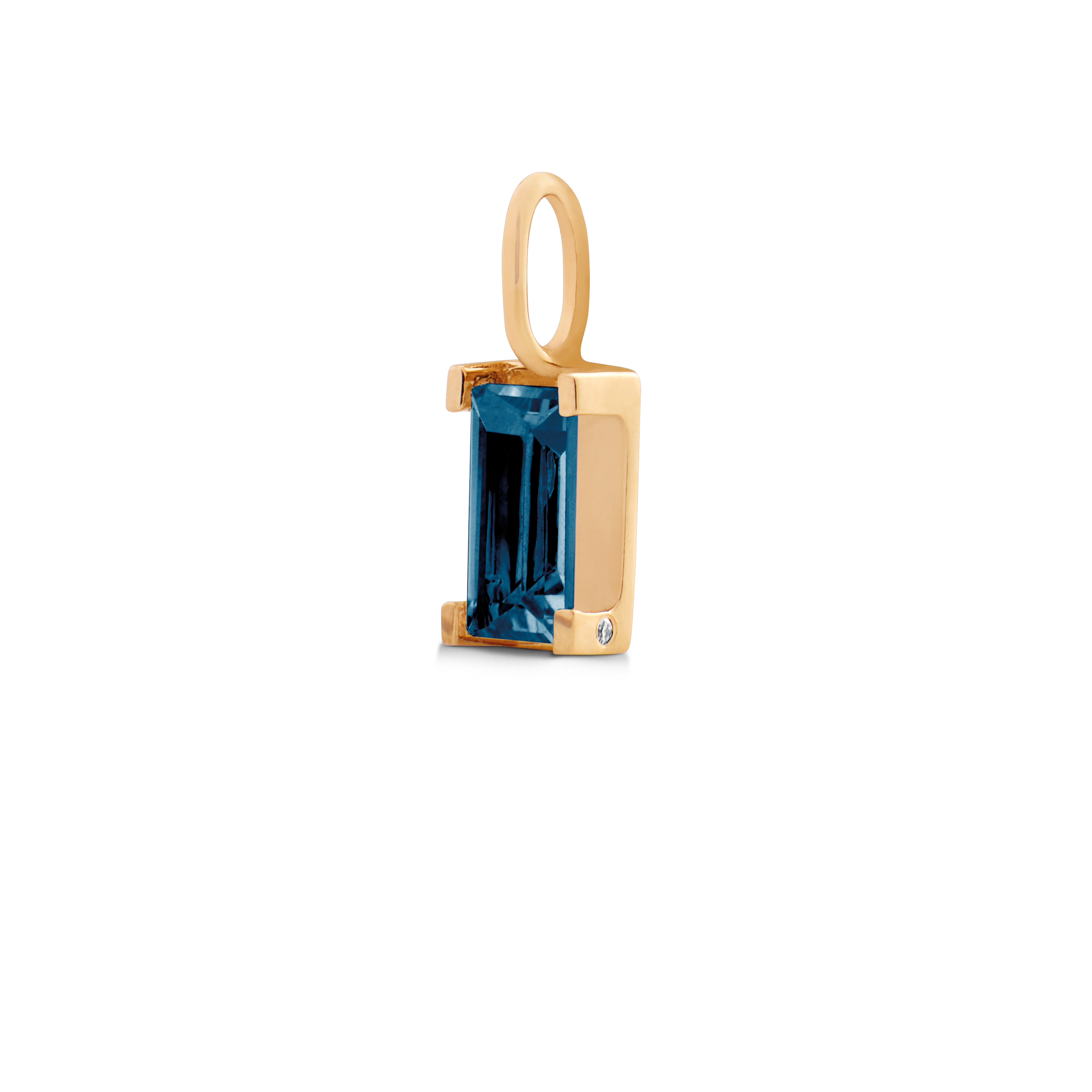 Nord London Blue vedhæng - 18kt Rødguld