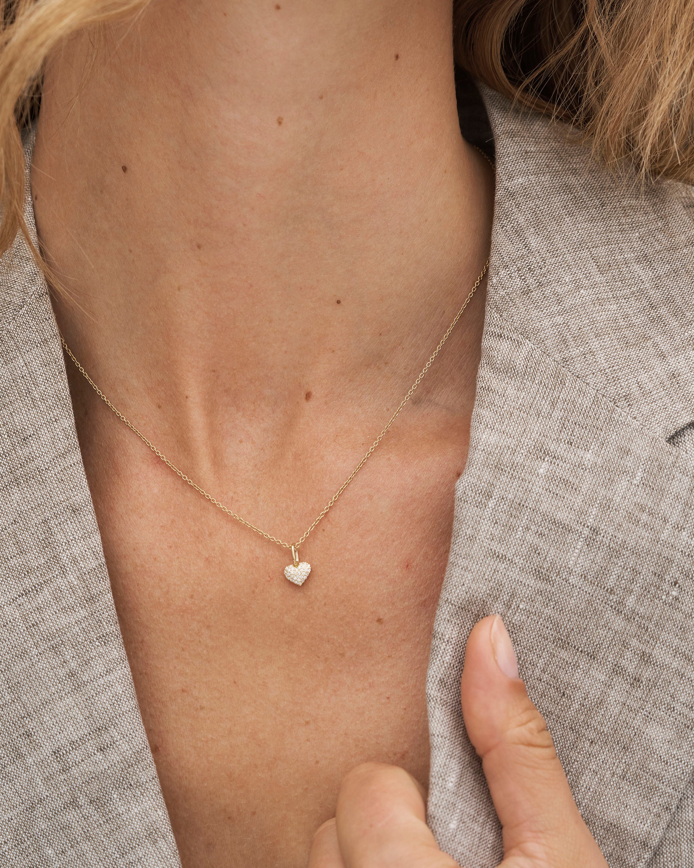 Symbols My Heart diamantvedhæng - 18kt Rødguld