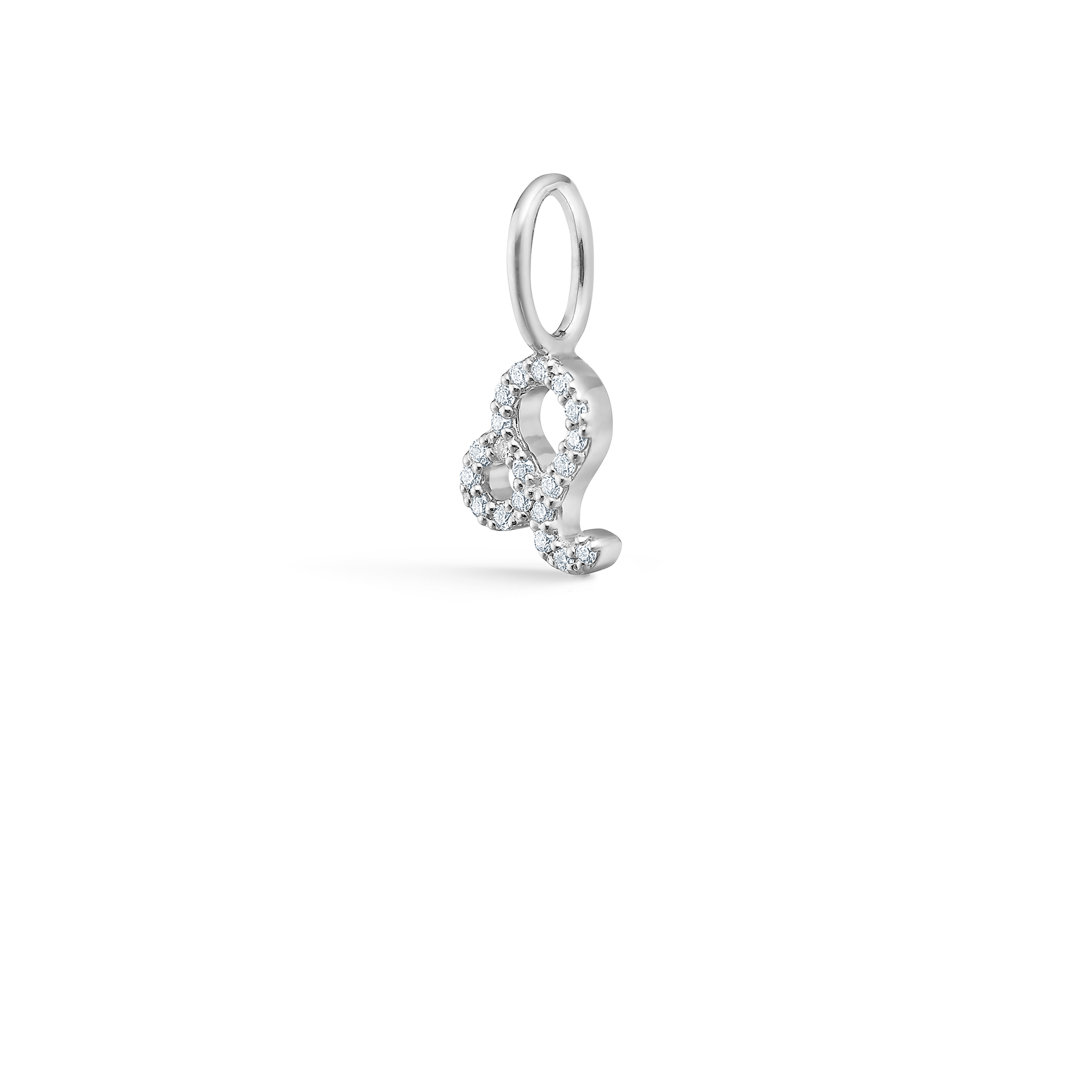 My Løve diamant vedhæng - 18kt Hvidguld