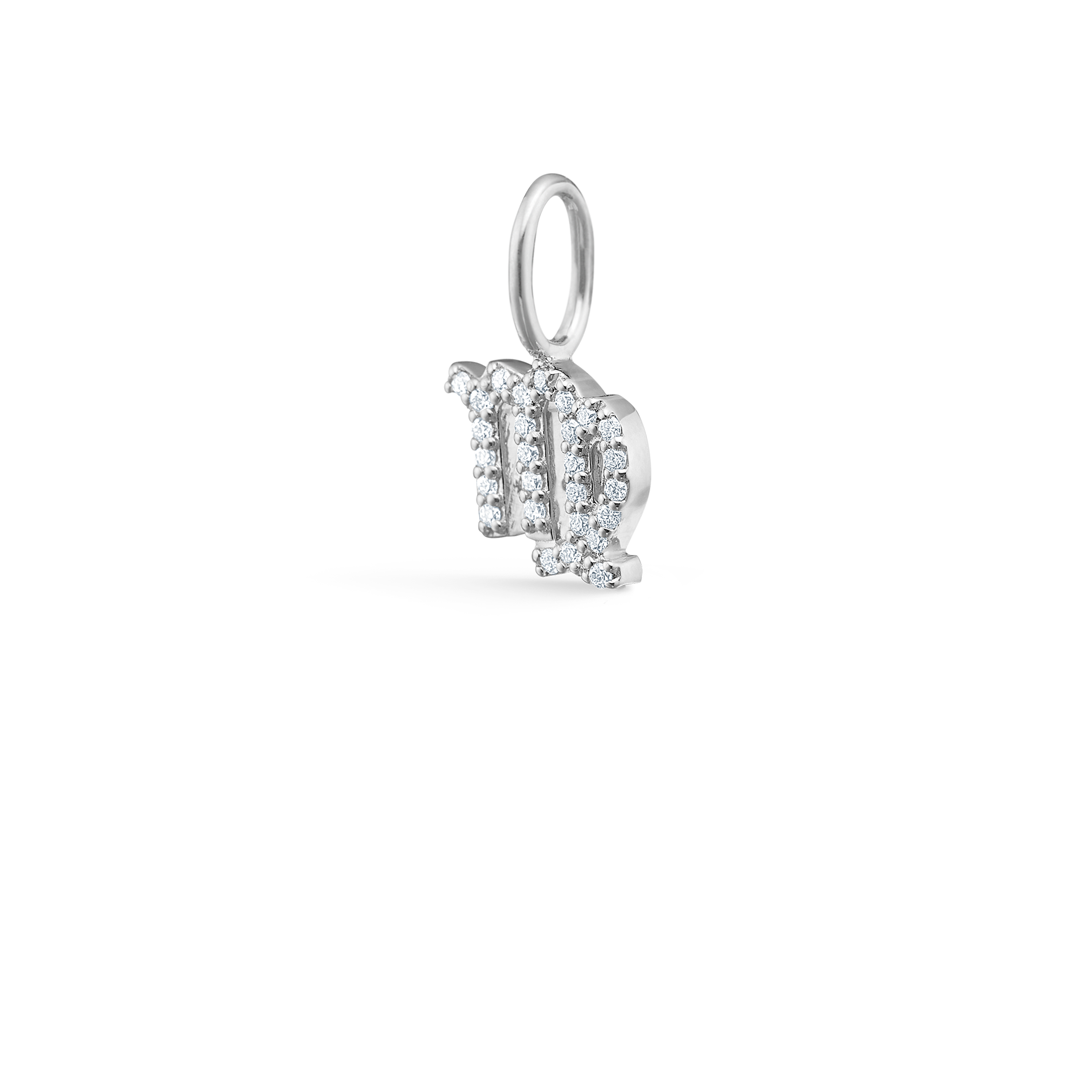 My Jomfru diamant vedhæng - 18kt Hvidguld