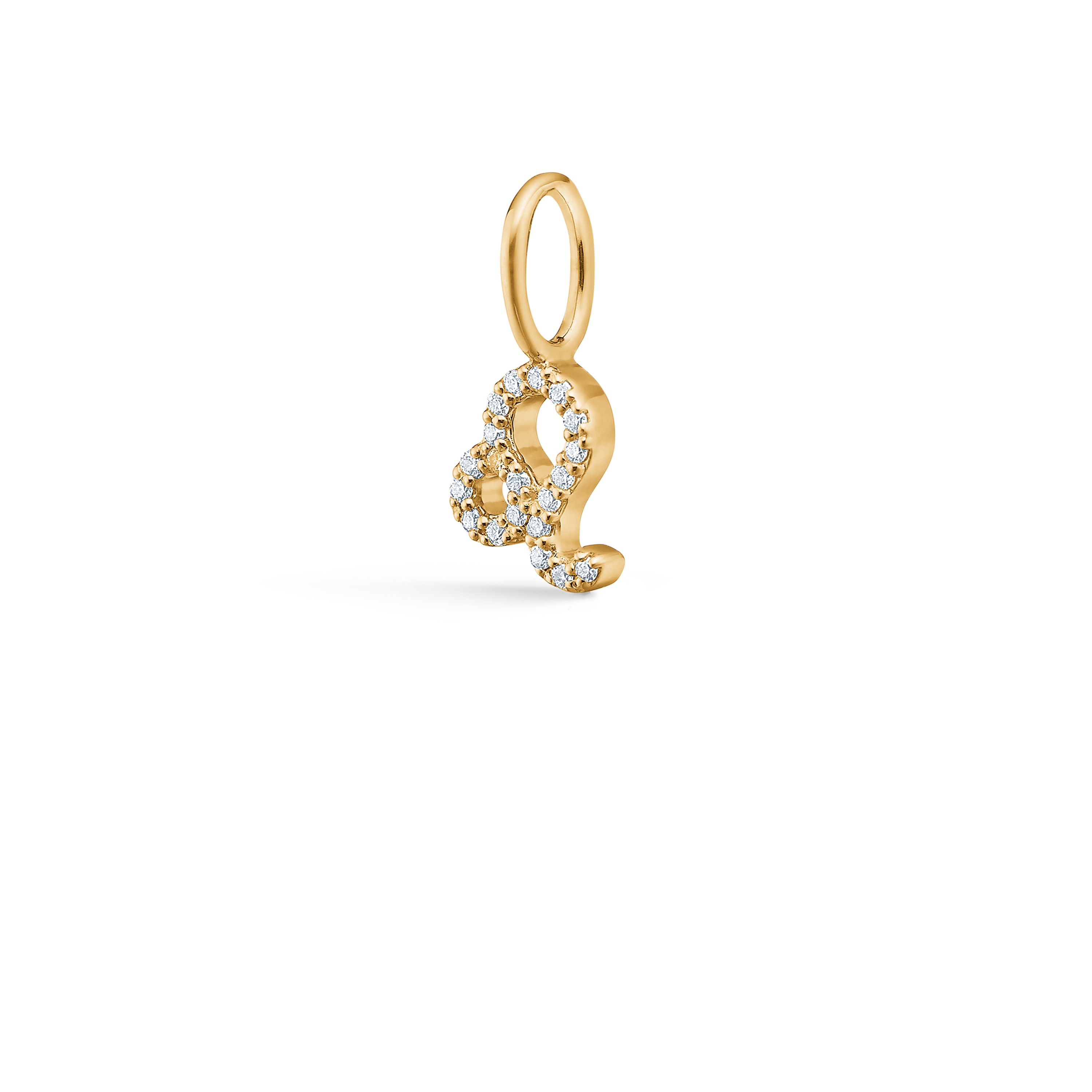 My Løve diamant vedhæng - 18kt Rødguld