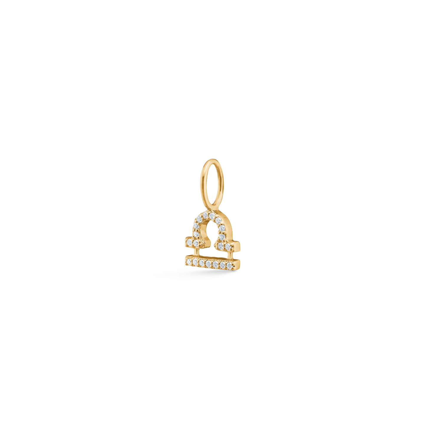 My Vægt diamant vedhæng - 18kt Rødguld