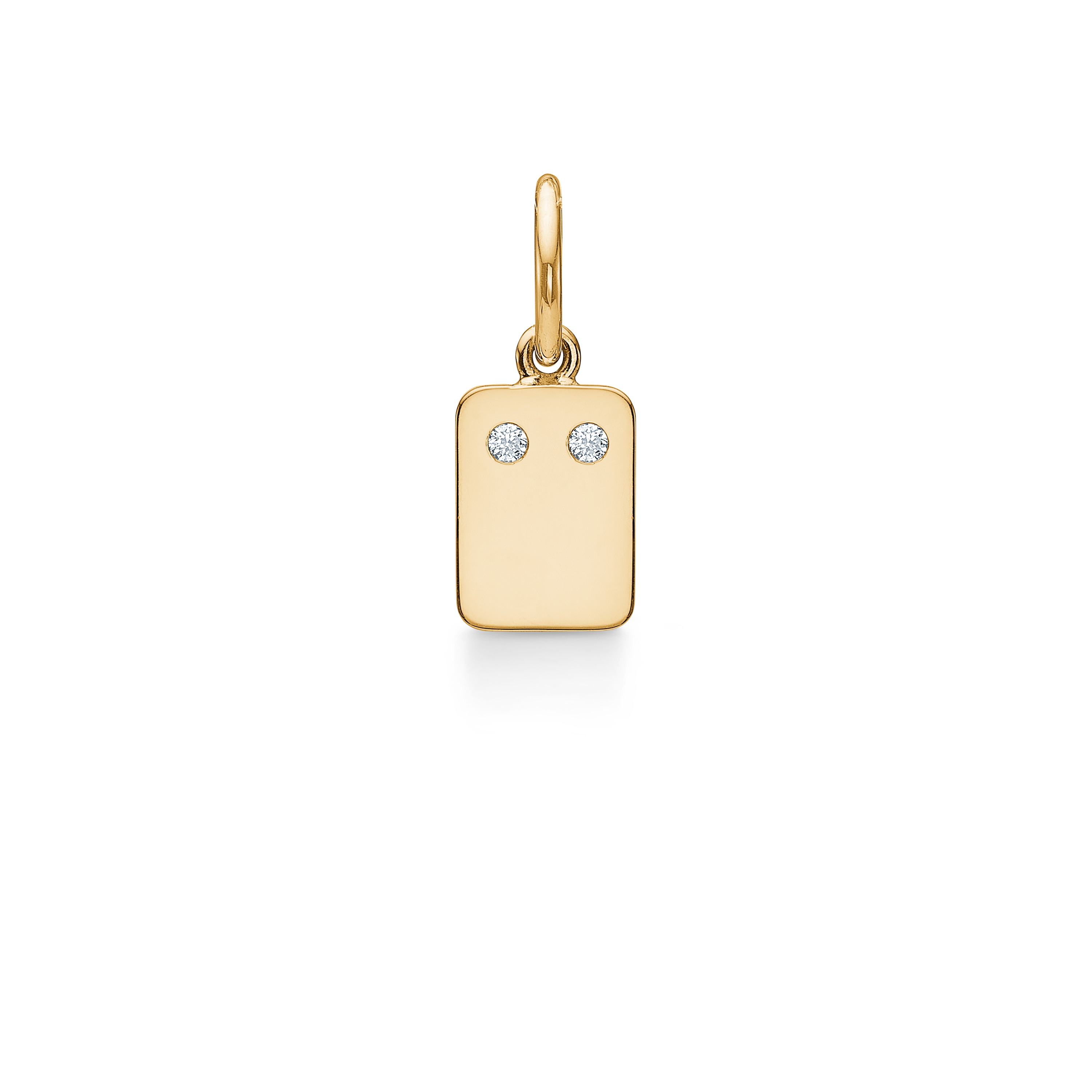 My Secret C vedhæng - 18kt Rødguld