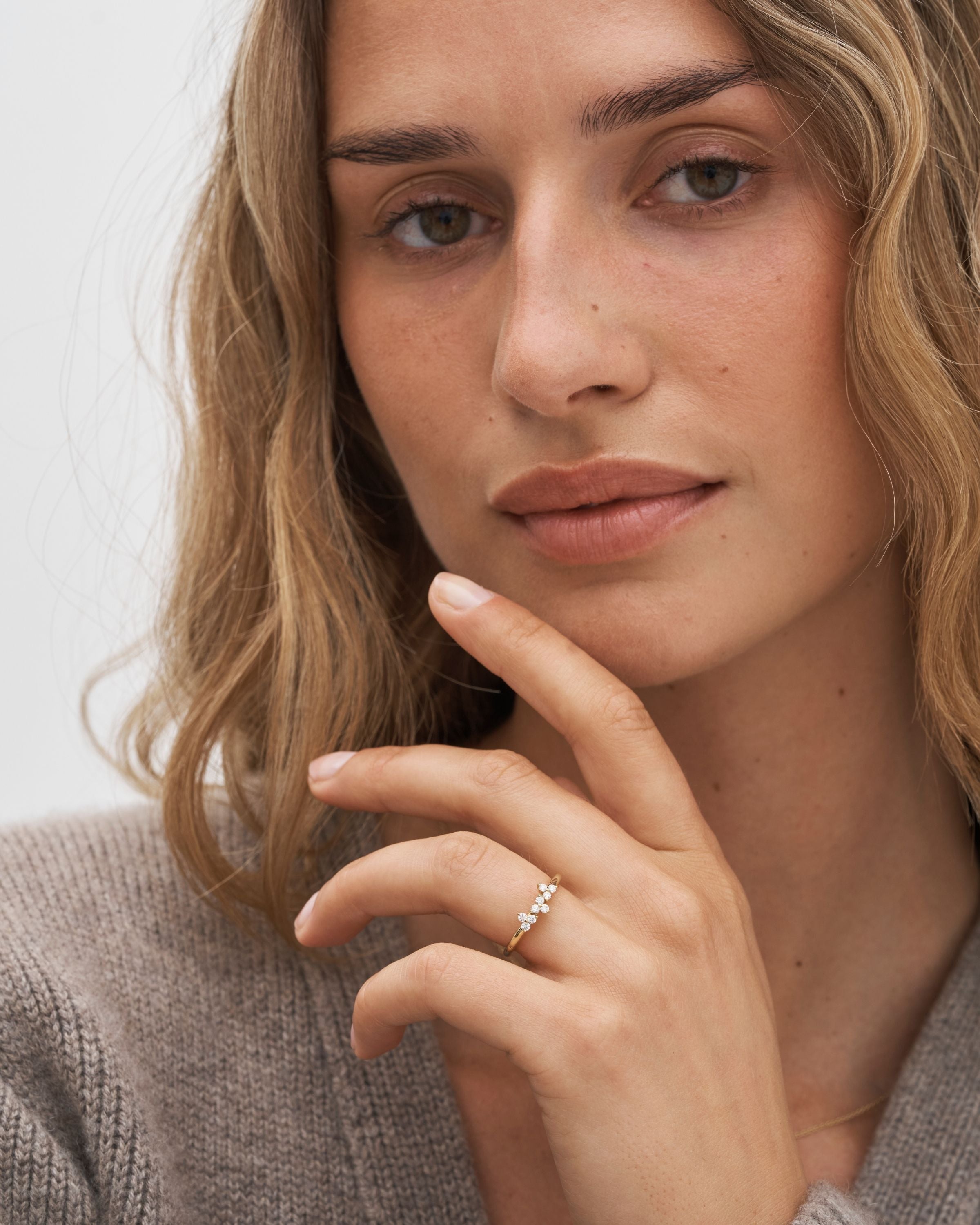 Fryd diamantring M - 18kt Rødguld