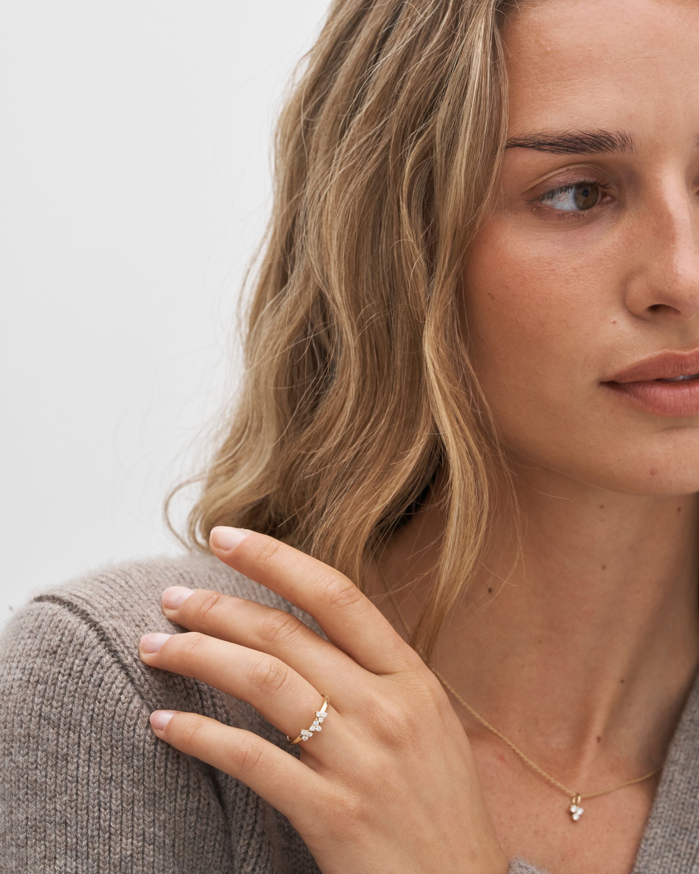 Fryd diamantring M - 18kt Rødguld