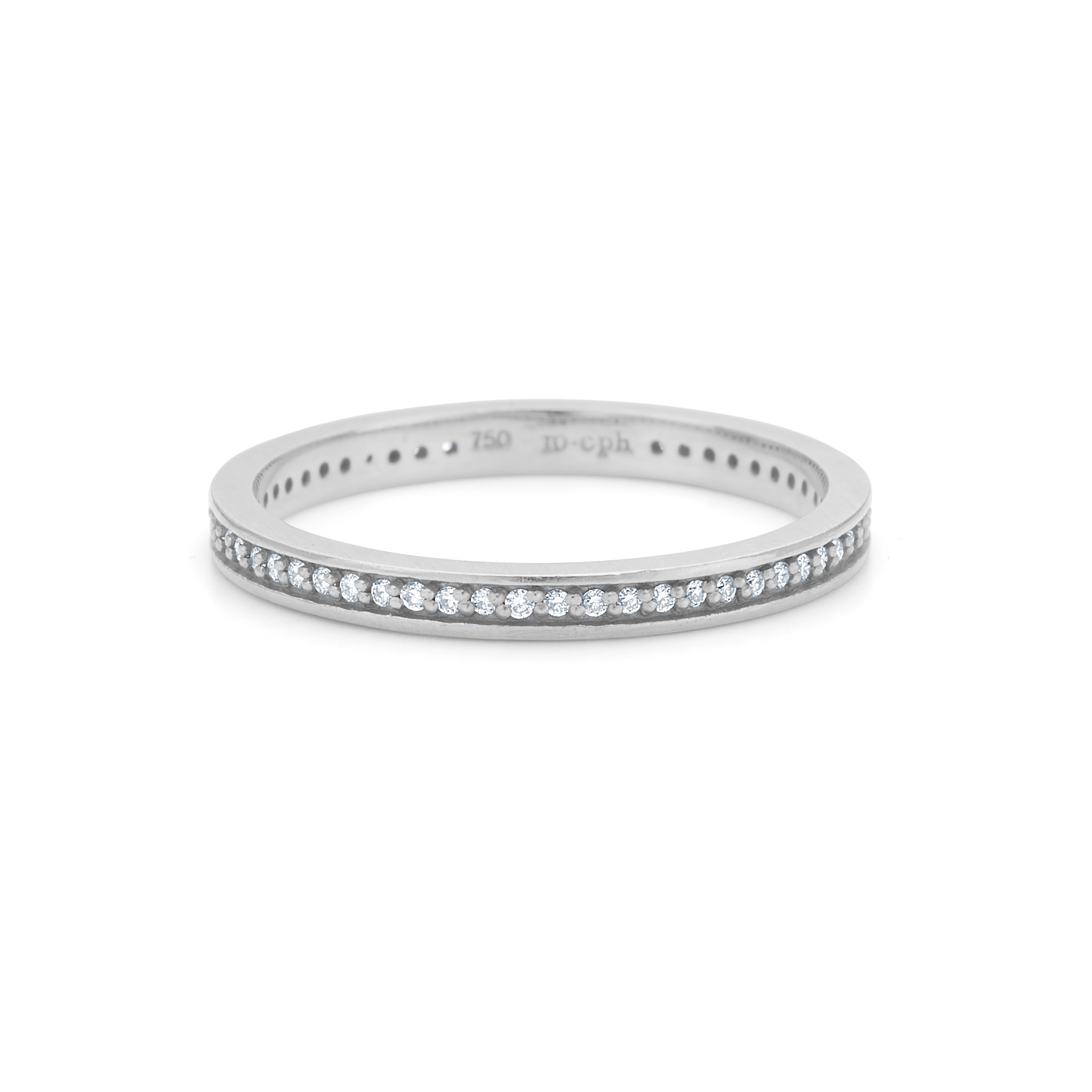Orbit Alliancering - 18kt Hvidguld