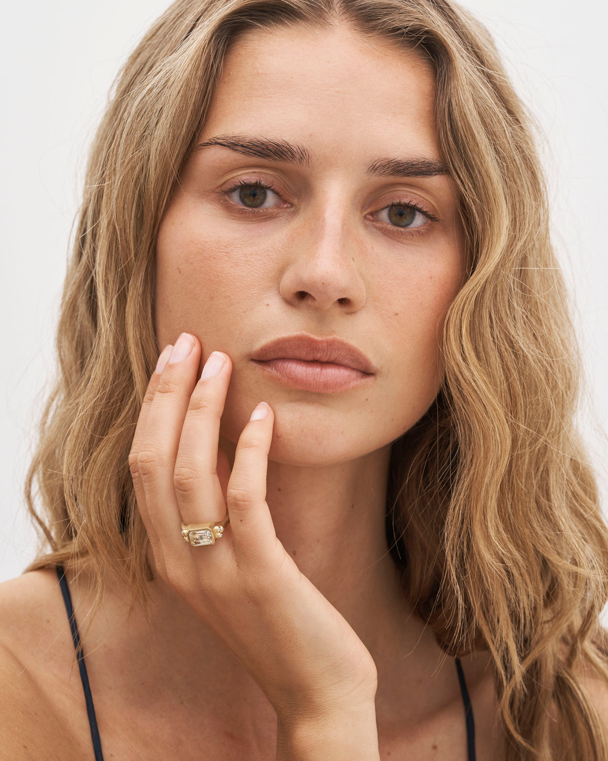 Orbit Octagon ring - 18kt Rødguld