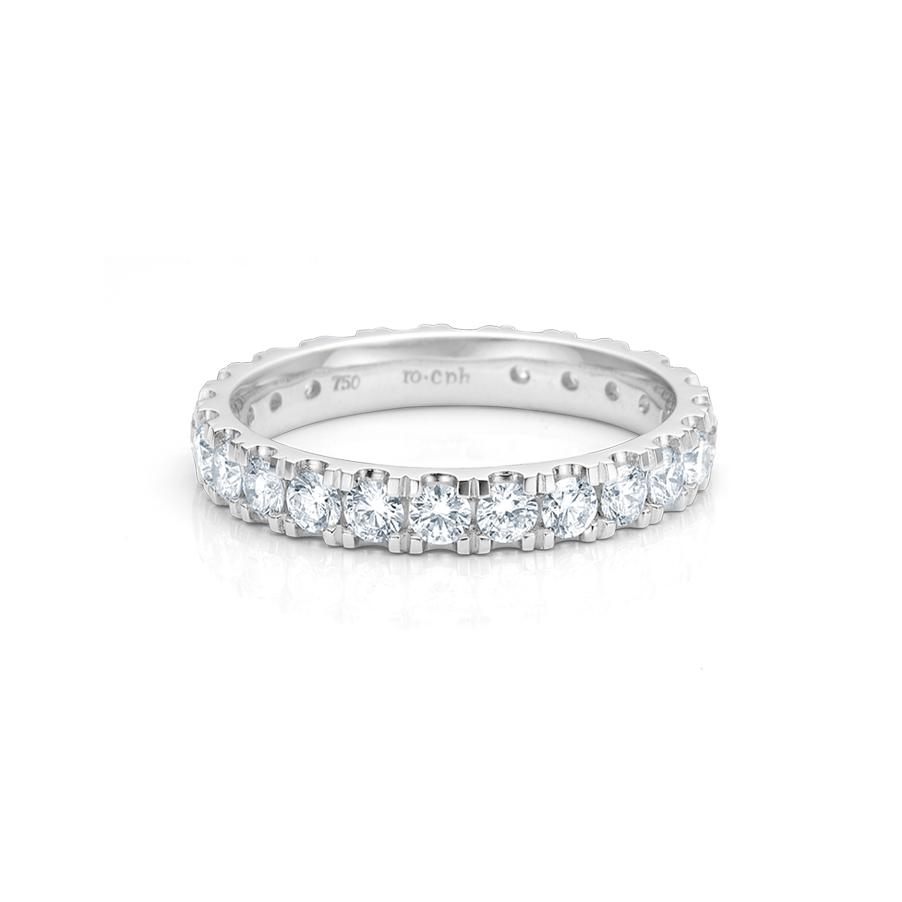 Meant to be her classic diamantring - 18kt Hvidguld