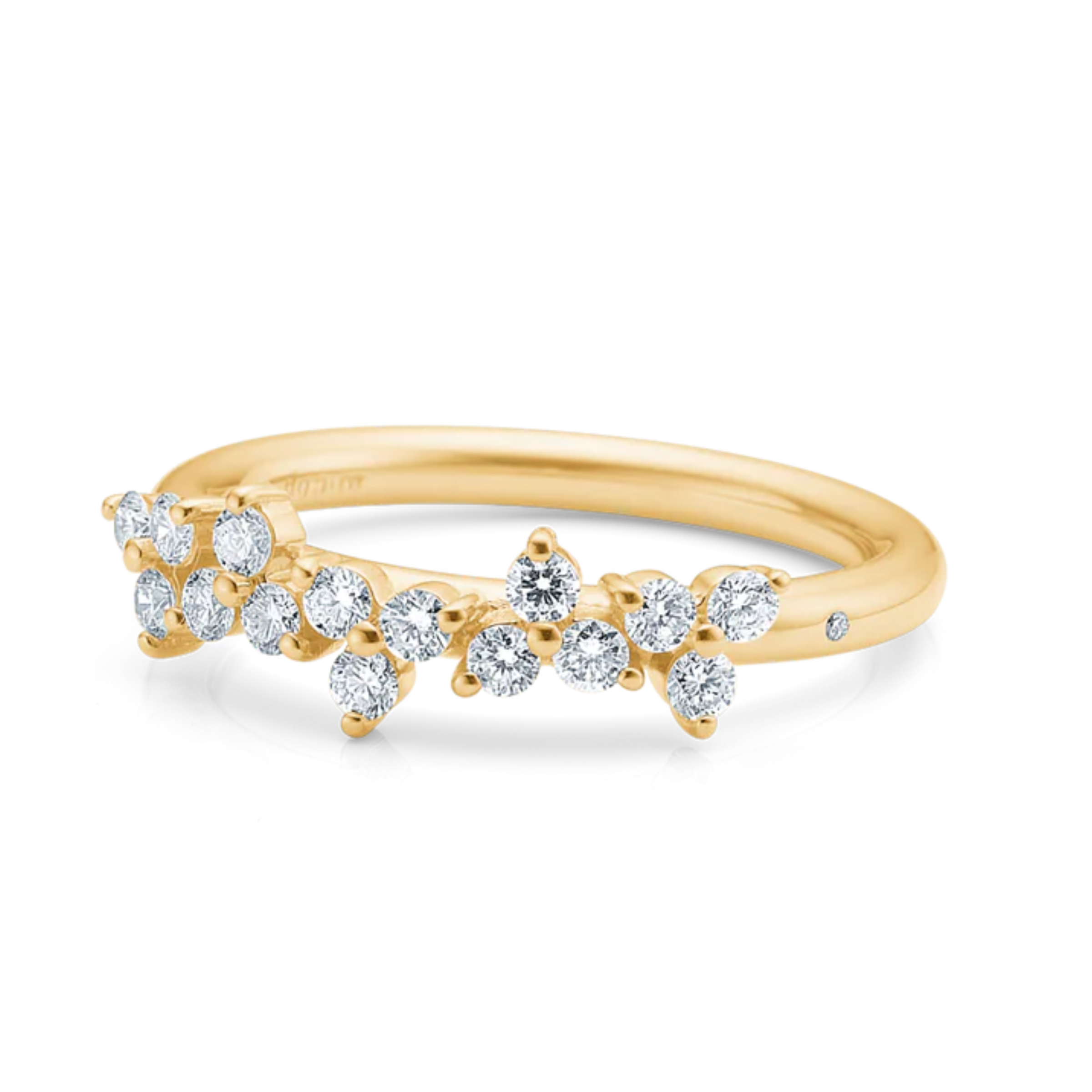 Fryd diamantring L - 18kt Rødguld