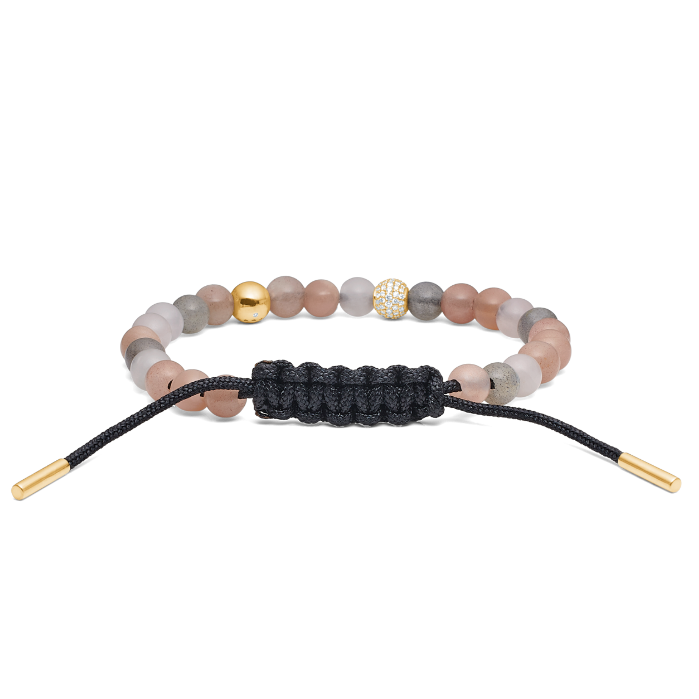 Inner Peace Hjerte Chakra Diamant armbånd - 18kt Rødguld