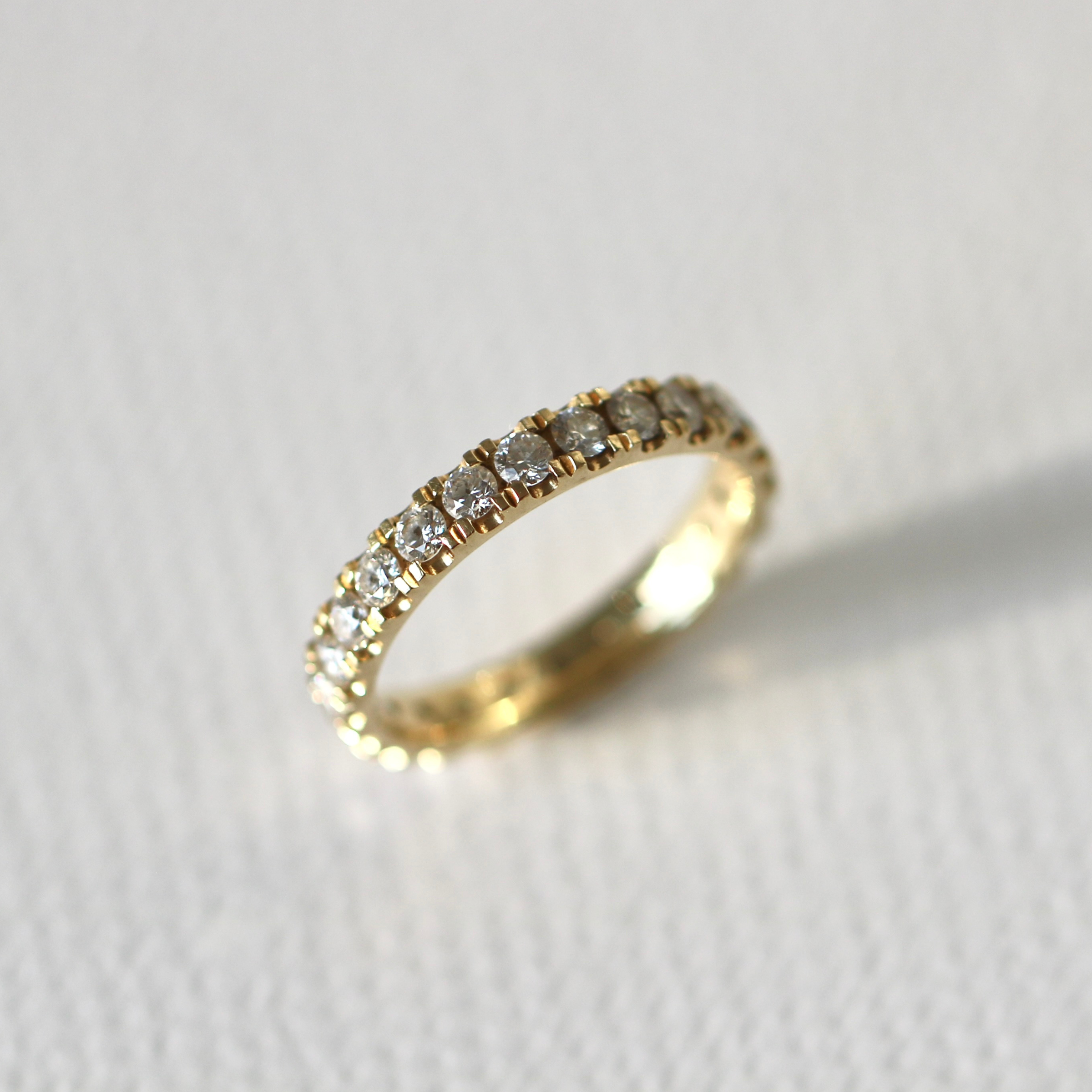 Meant to be her classic diamantring - 18kt Rødguld