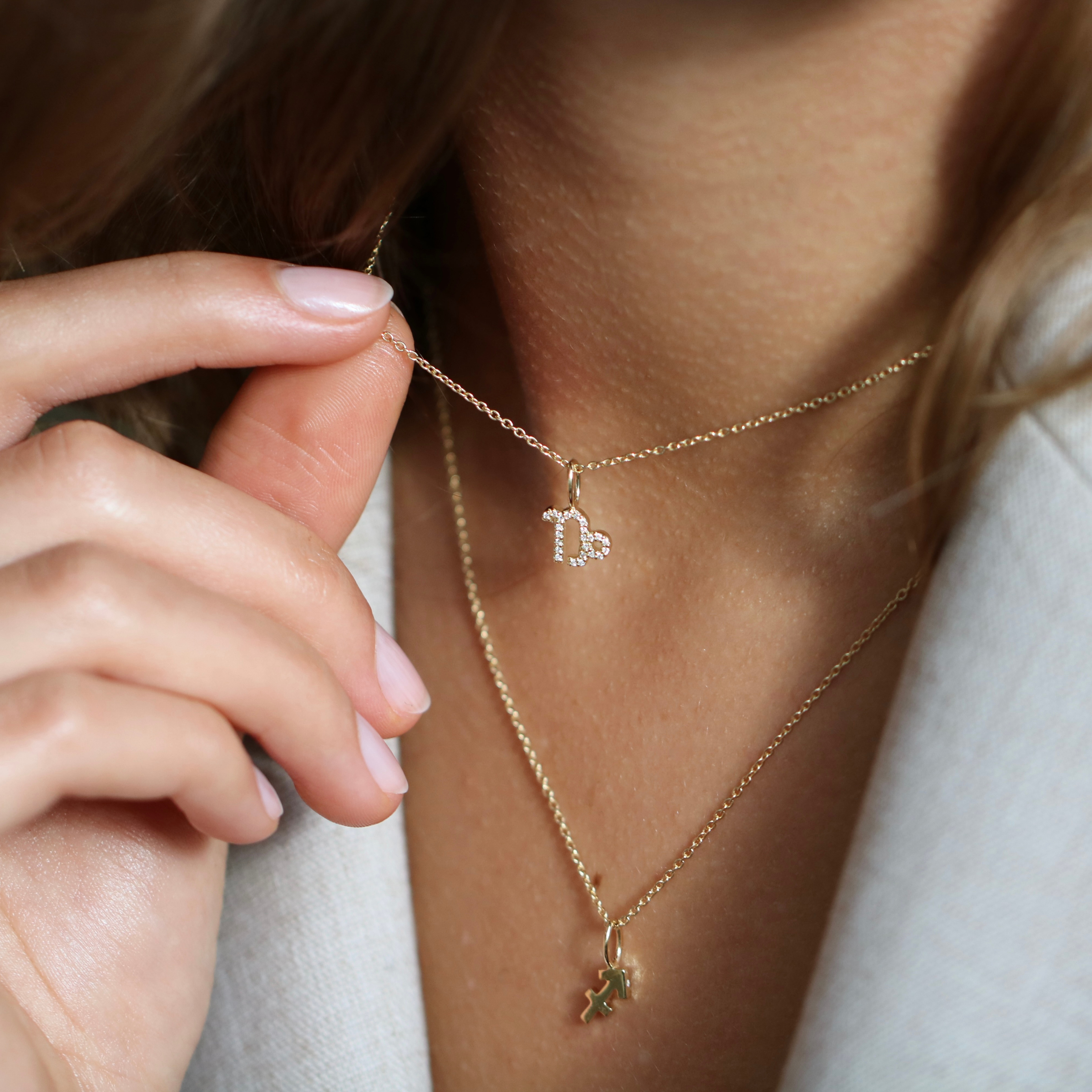 My Stenbuk diamant vedhæng - 18kt Rødguld