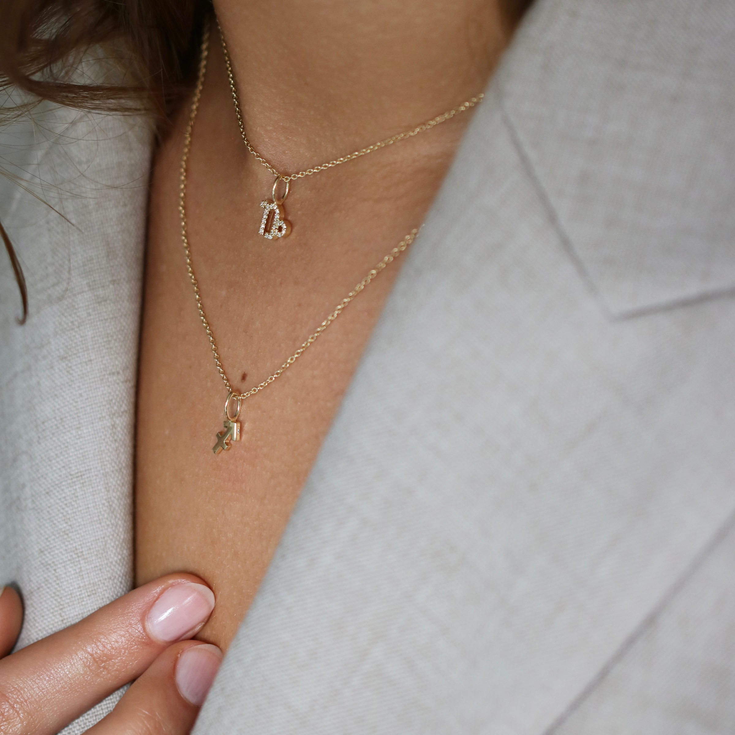 My Skytte vedhæng - 18kt Rødguld