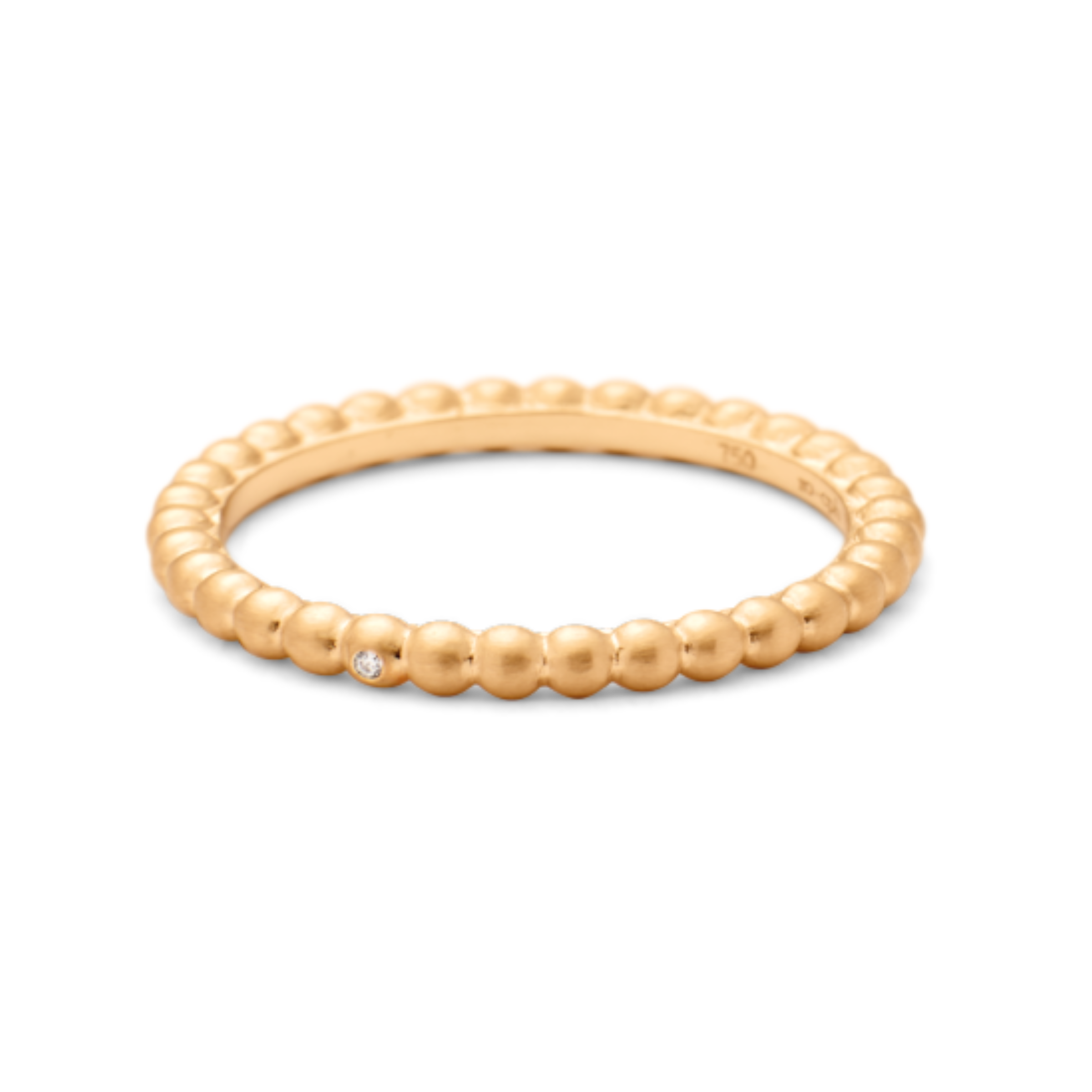 Orbit Dot ring - 18kt Rødguld