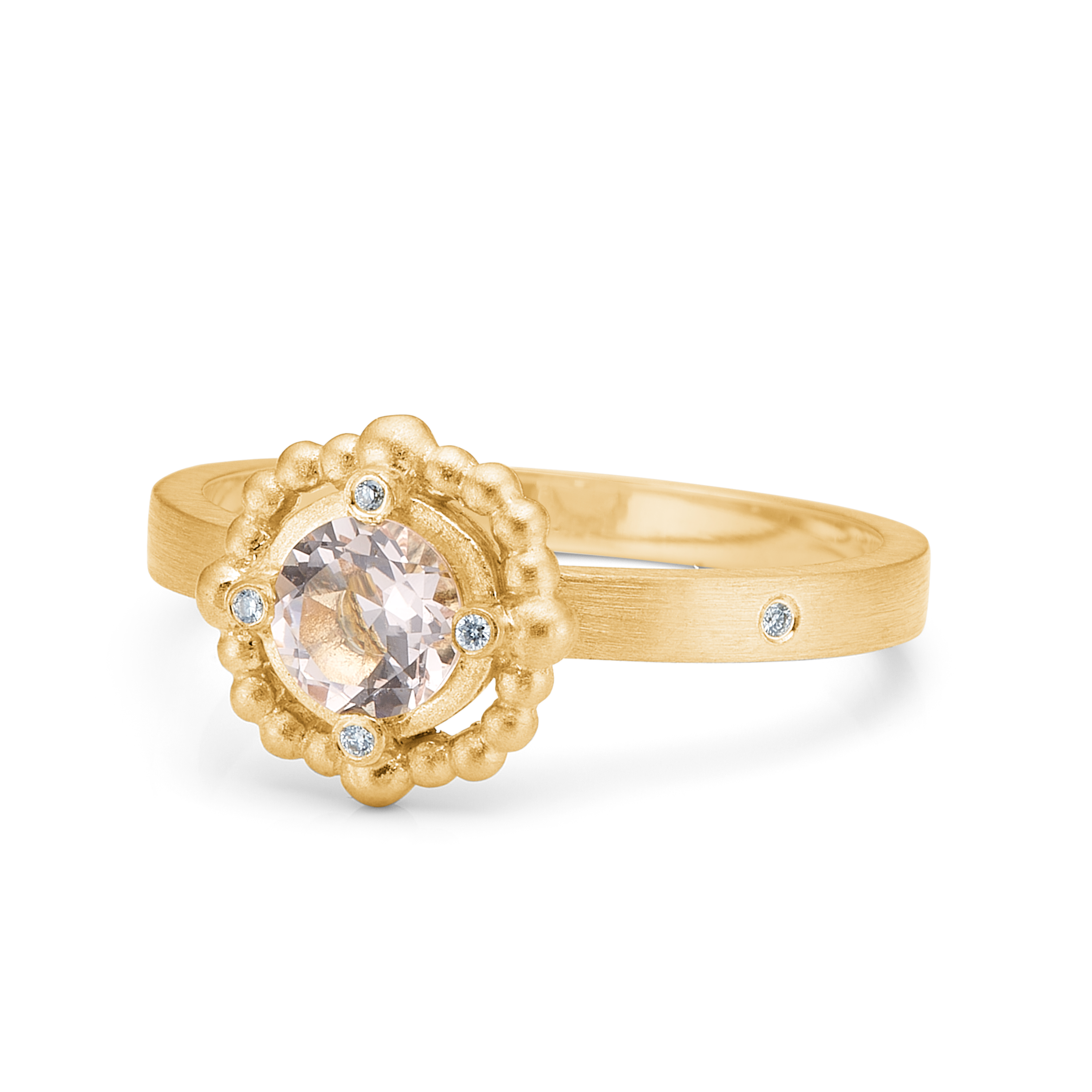Orbit Rose ring - 18kt Rødguld