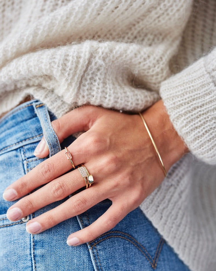 Nord Pink ring S - 18kt Rødguld