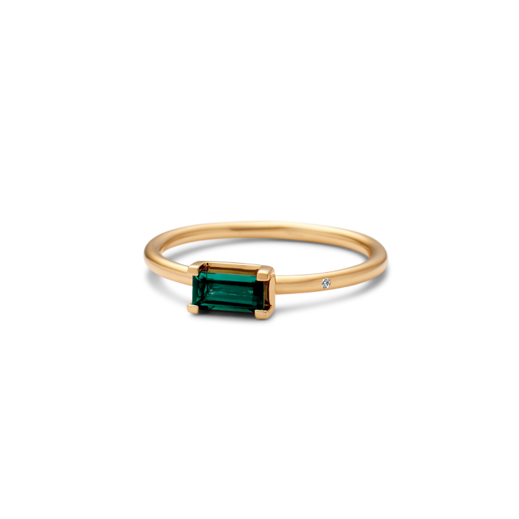 Nord Green ring S - 18kt Rødguld