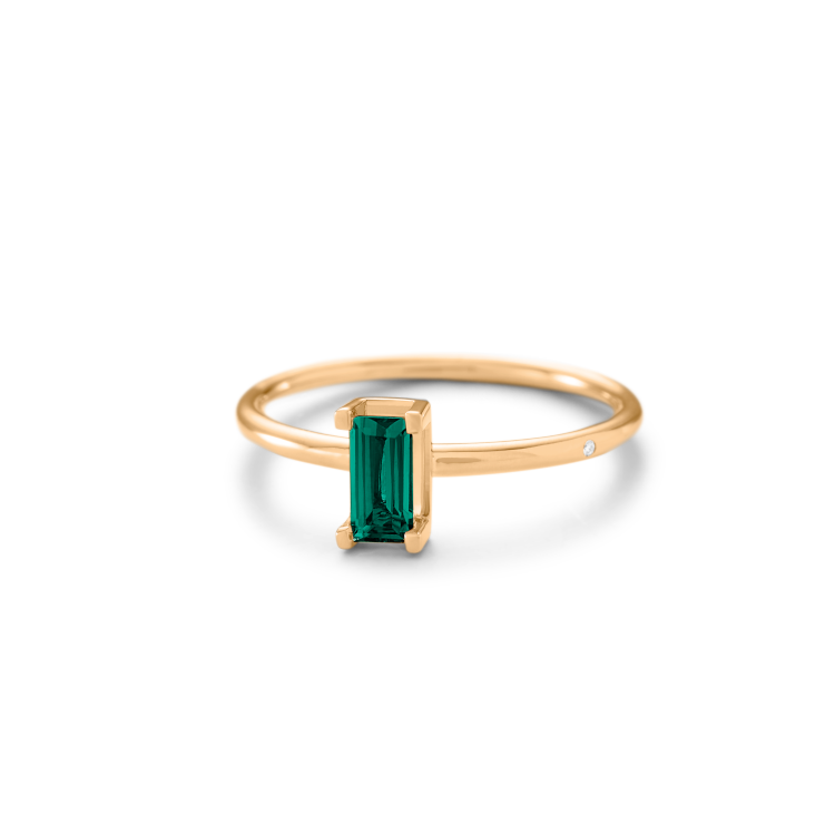 Nord Green ring S turned - 18kt Rødguld