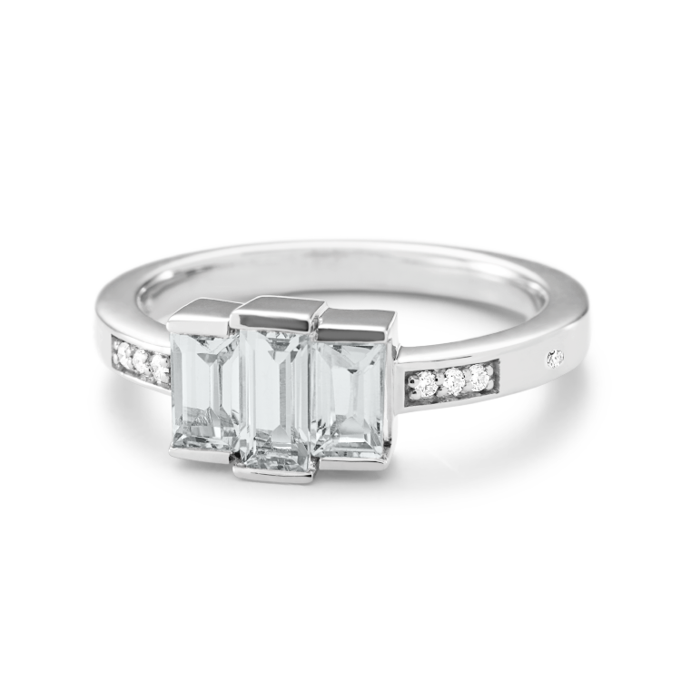 Meant to Be Her ring polished - 18kt Hvidguld