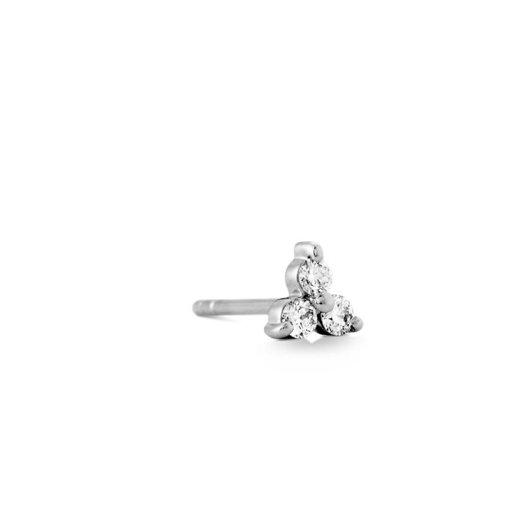 Fryd Diamant ørestik S - 18kt Hvidguld