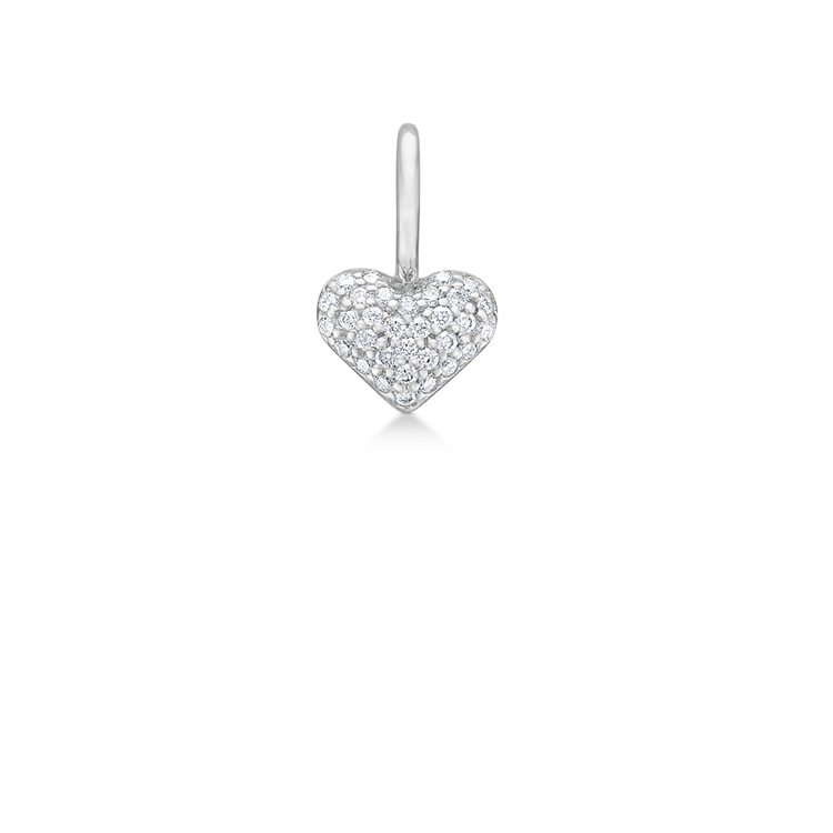 Symbols My Heart Diamant vedhæng - 18kt Hvidguld