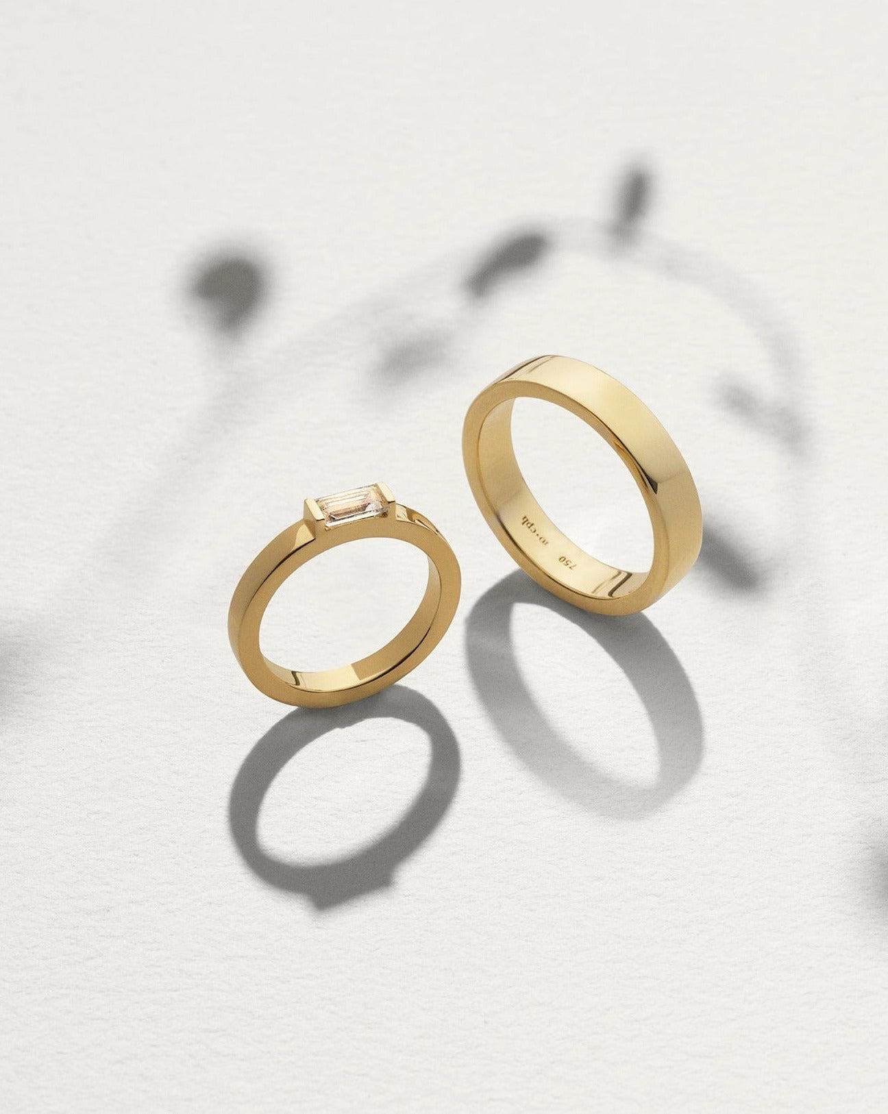 Meant to Be Her True Love band - 18kt Rødguld