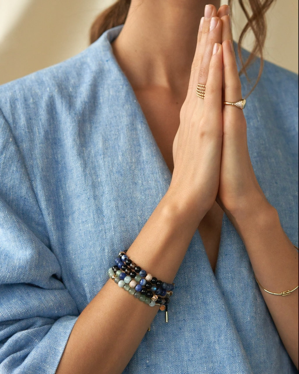 Inner Peace Halschakra perle - 18kt Rødguld