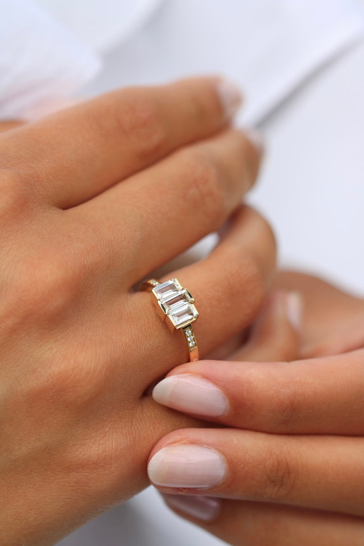 Meant to Be Her ring polished - 18kt Rødguld