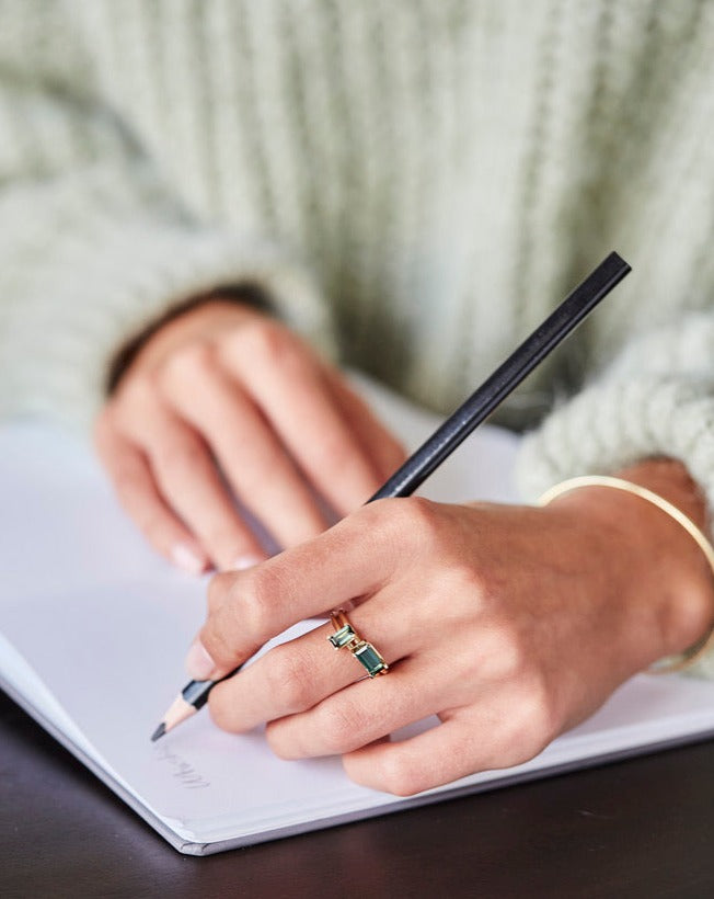 Nord Green ring - 18kt Rødguld