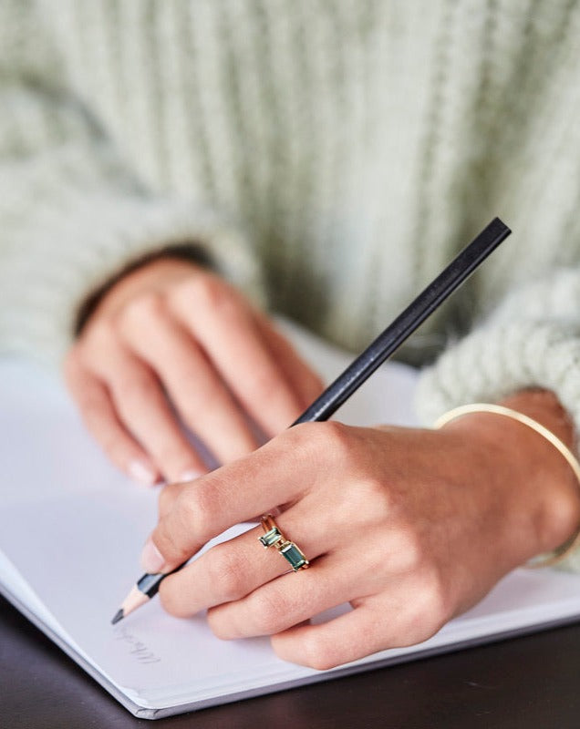 Nord Green ring S turned - 18kt Rødguld