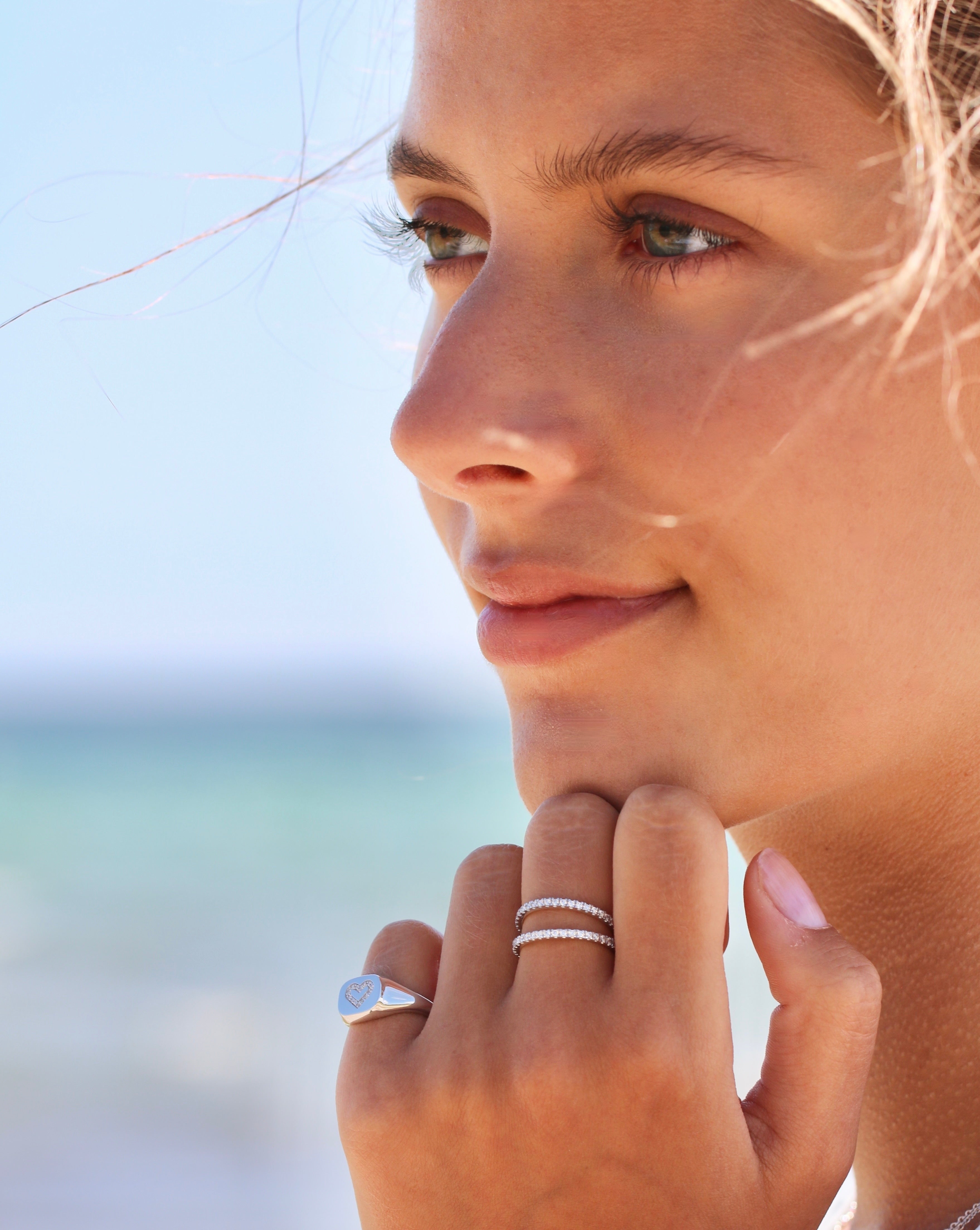 Rock Classic Diamantring - 18kt Hvidguld