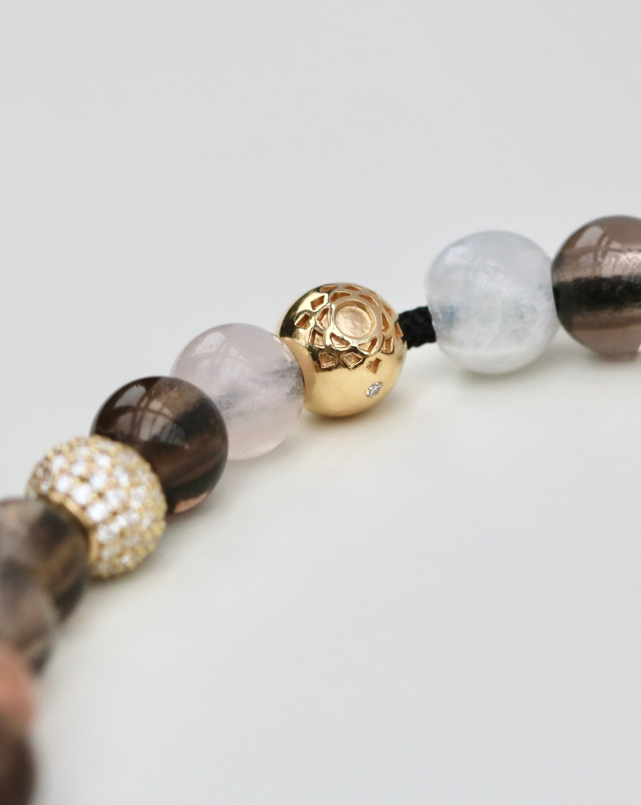 Inner Peace Kronechakra perle - 18kt Hvidguld