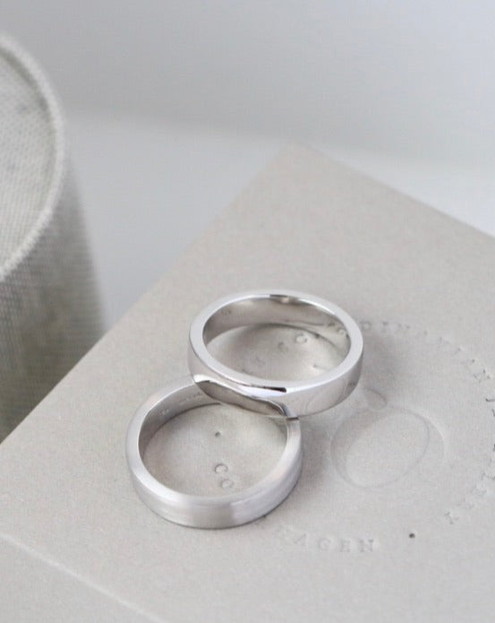 Meant to Be His band - 18kt Hvidguld