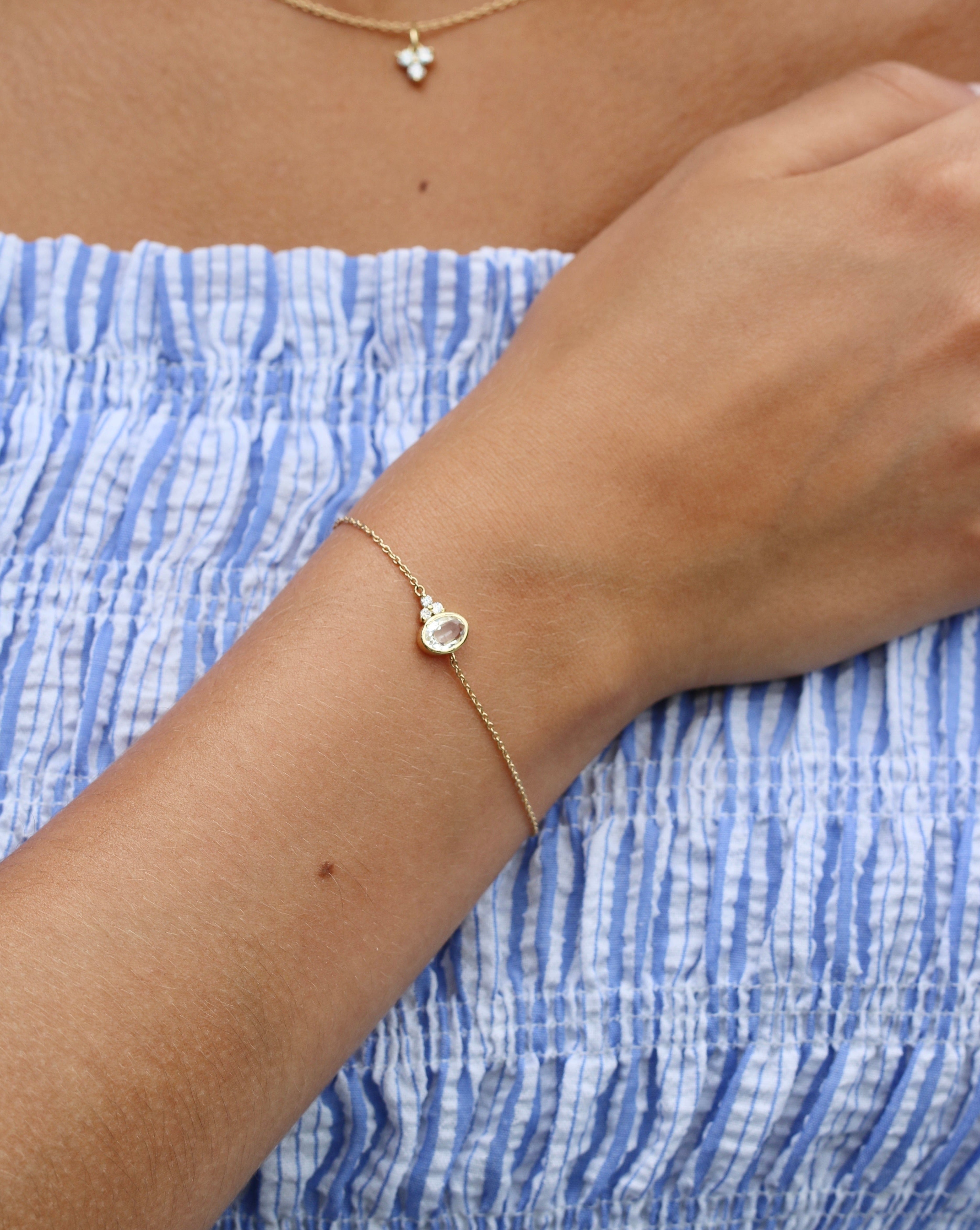 Fryd White armbånd - 18kt Hvidguld