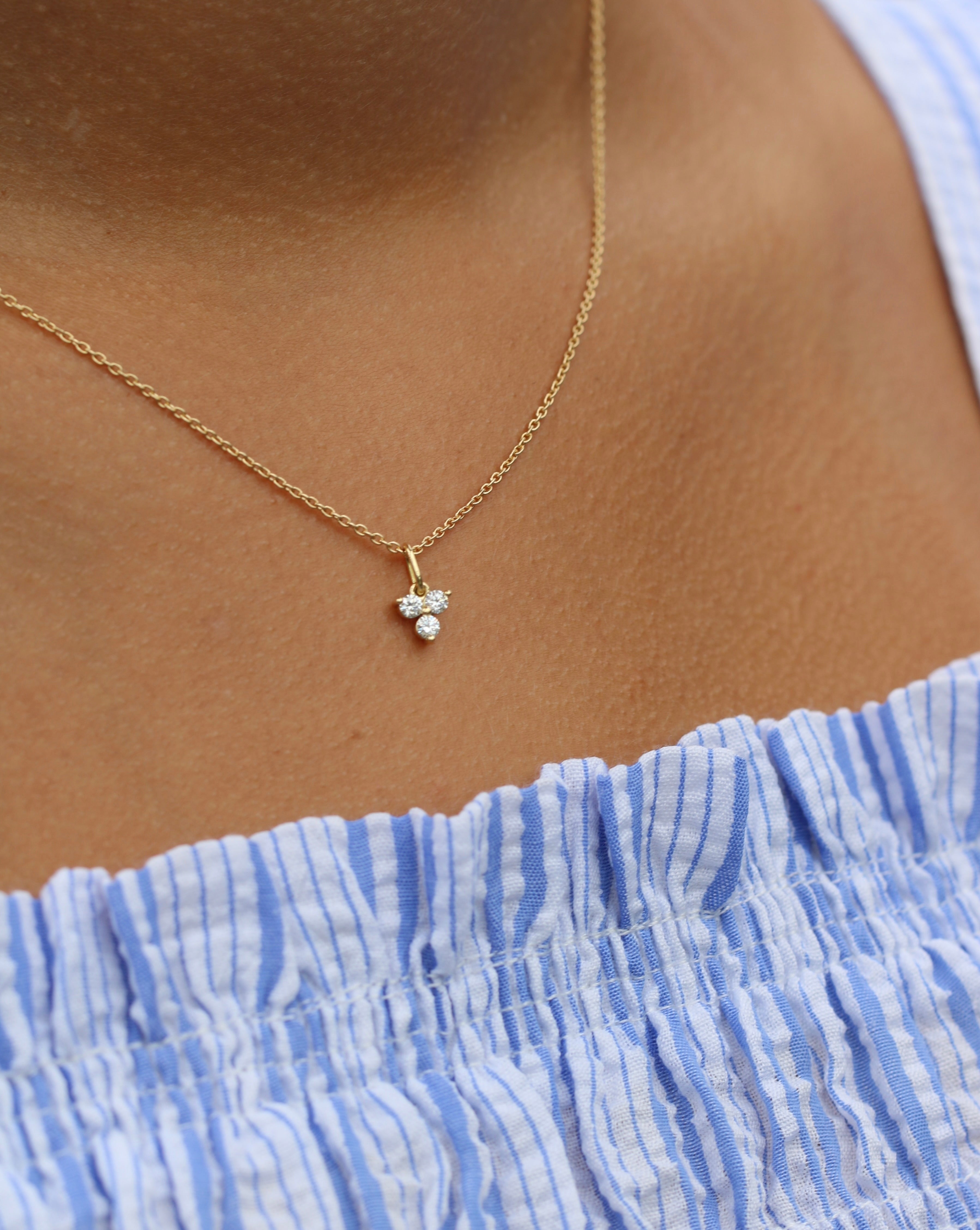 Fryd diamant vedhæng - 18kt Rødguld