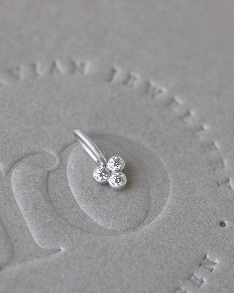 Orbit Dot vedhæng - 18kt Hvidguld