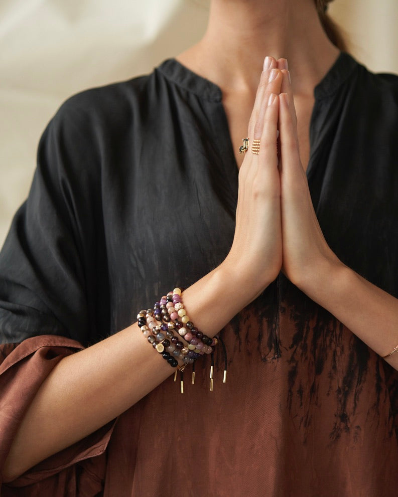 Inner Peace Rød Granat perle