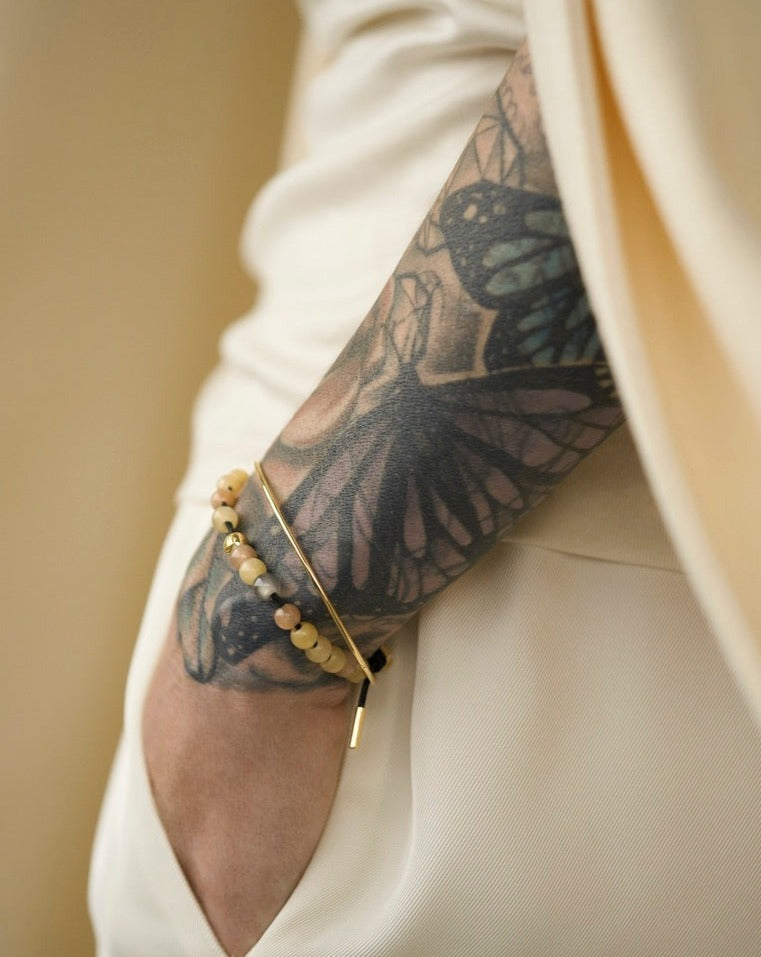 Inner Peace Gul Opal perle