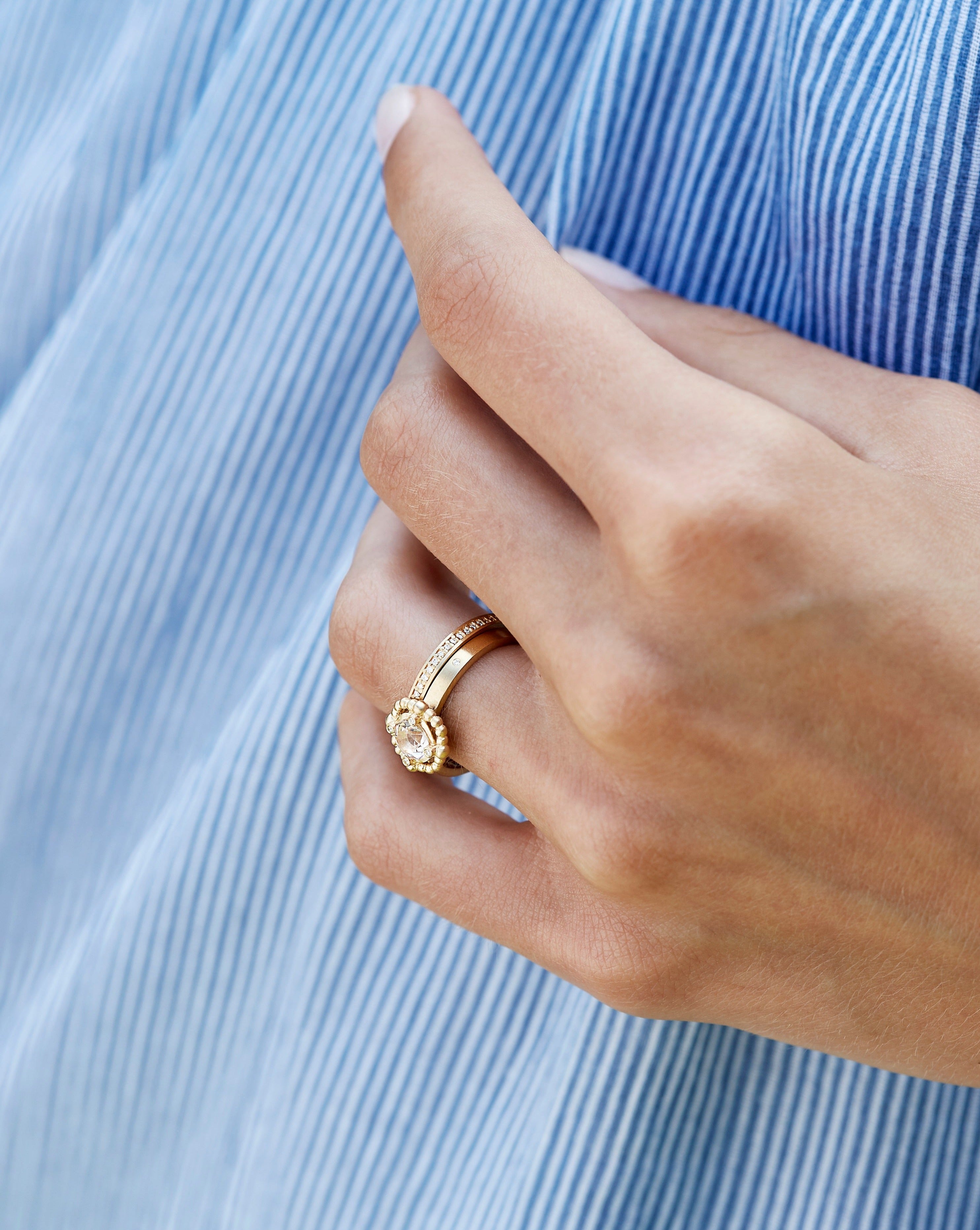 Orbit Rose ring - 18kt Rødguld