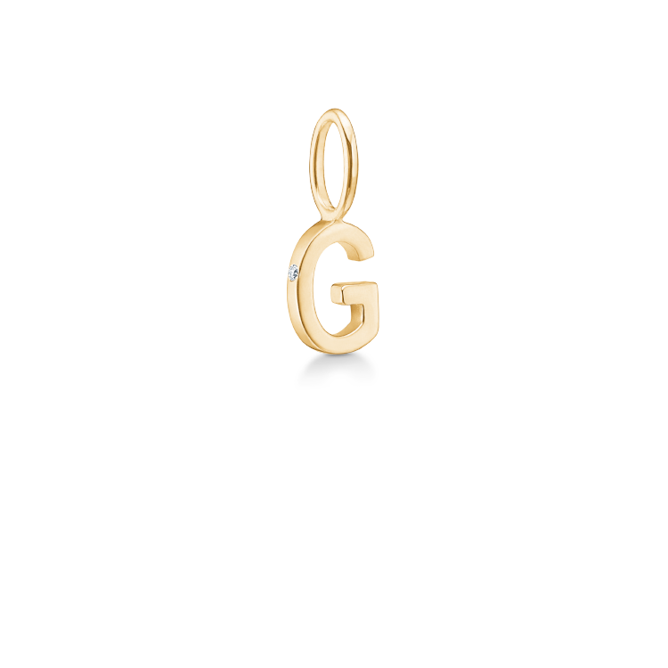 My G vedhæng - 18kt Rødguld