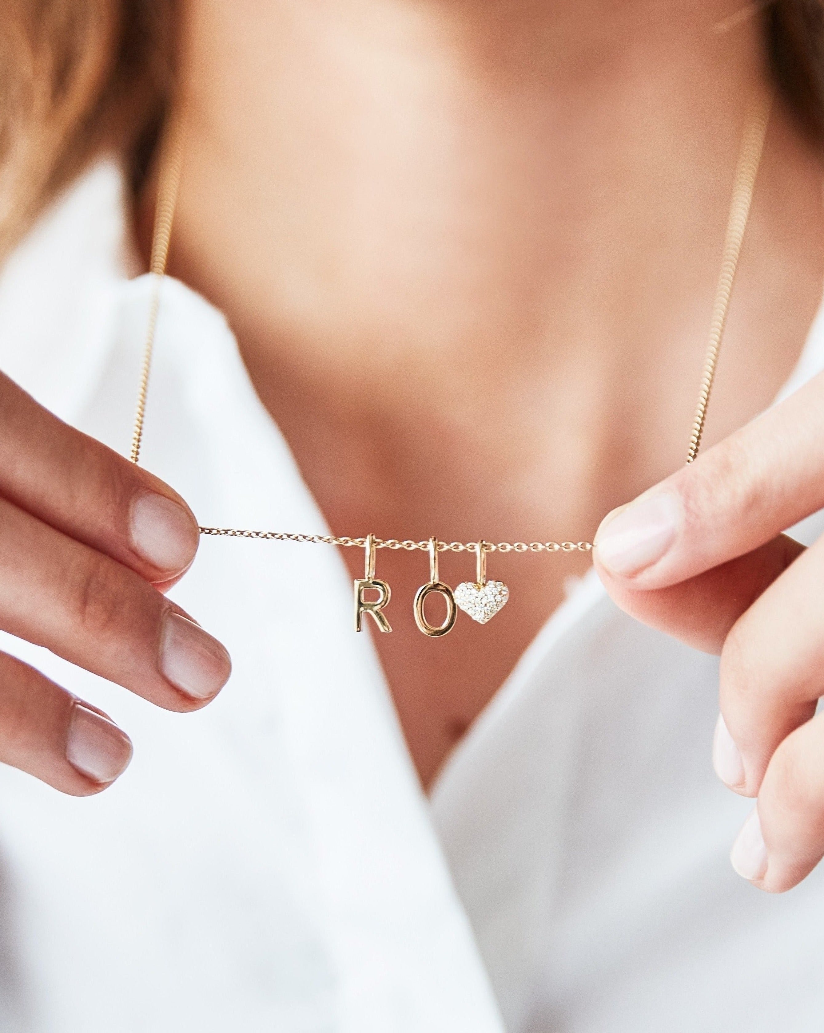 Symbols My Heart Diamant vedhæng - 18kt Hvidguld